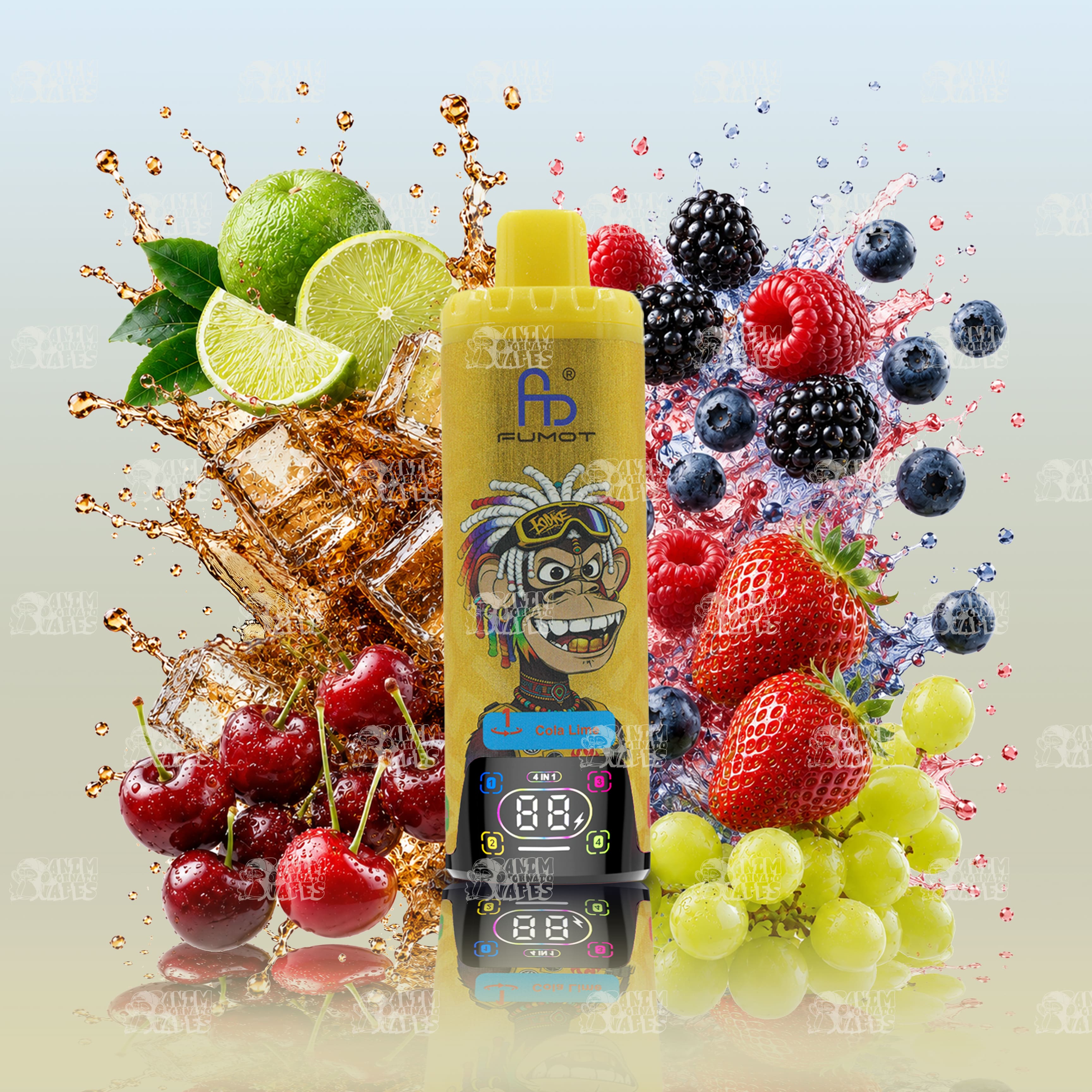 Fumot 80000 Cola Lime Mix mit Cola, Limette und frischer Zitrusnote