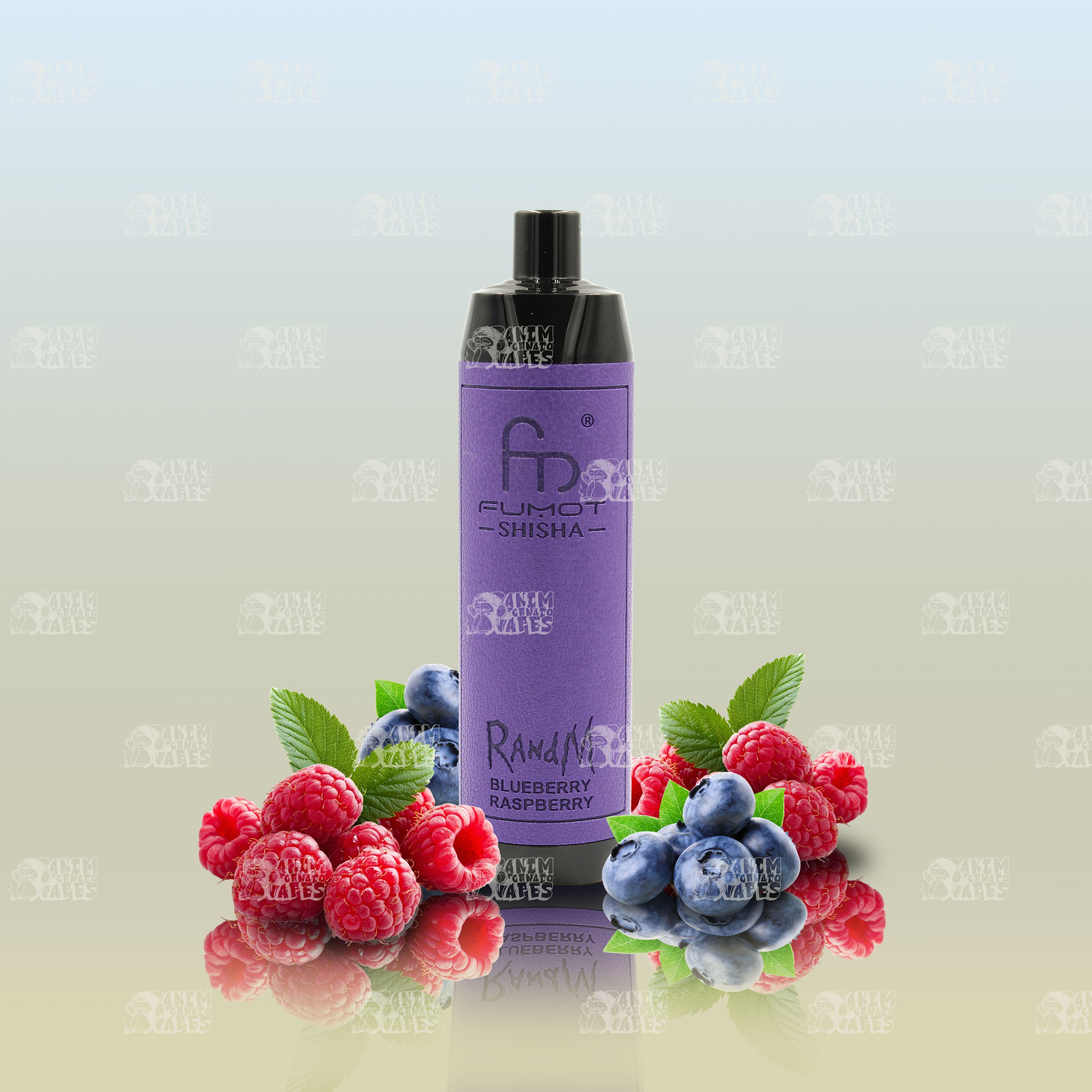 RandM Tornado 10000 Blueberry Raspberry Einweg-Vape mit 10000 Zügen und Mesh Coil