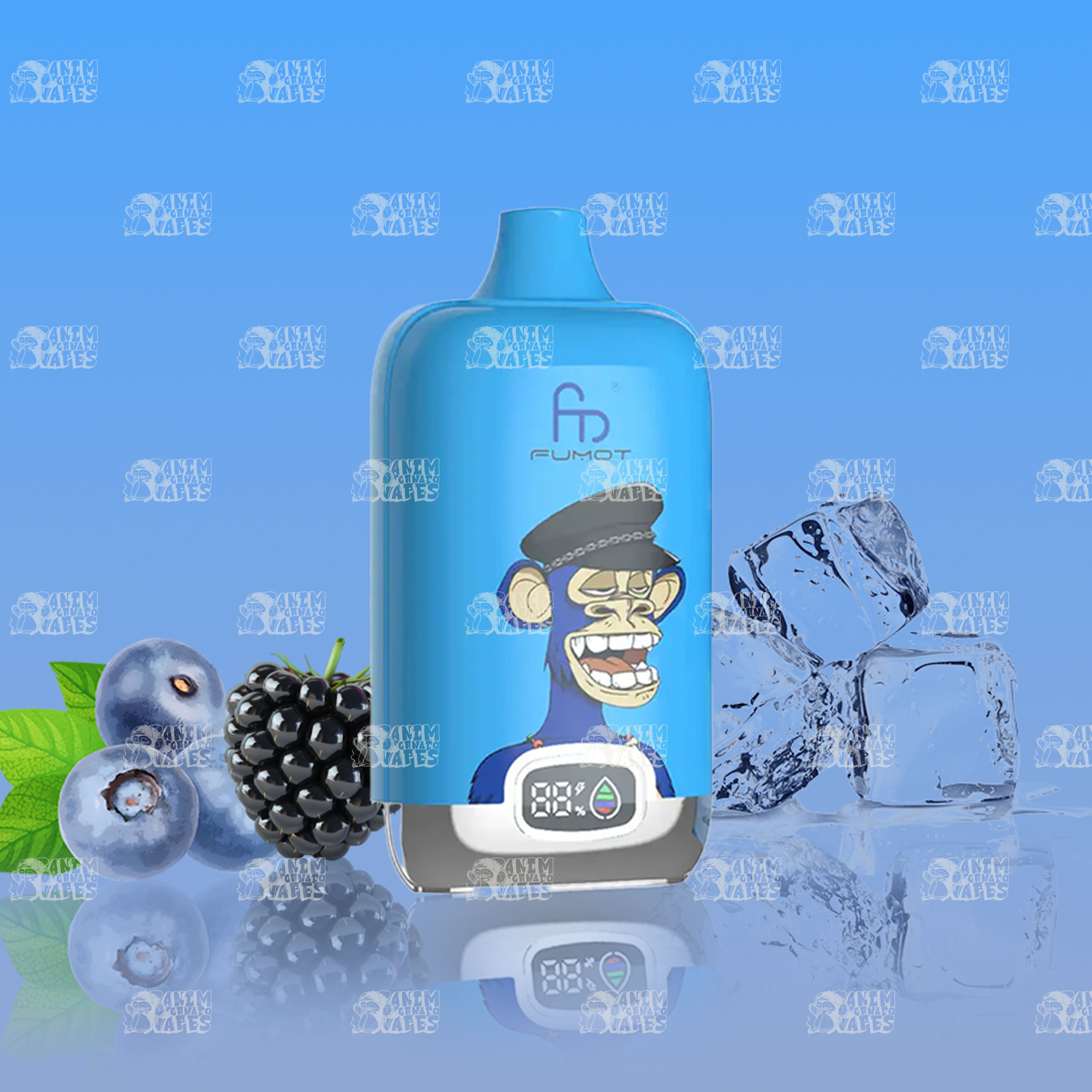 RandM Tornado 12000 Dr. Blue Einweg-Vape mit 12000 Zügen und Mesh Coil