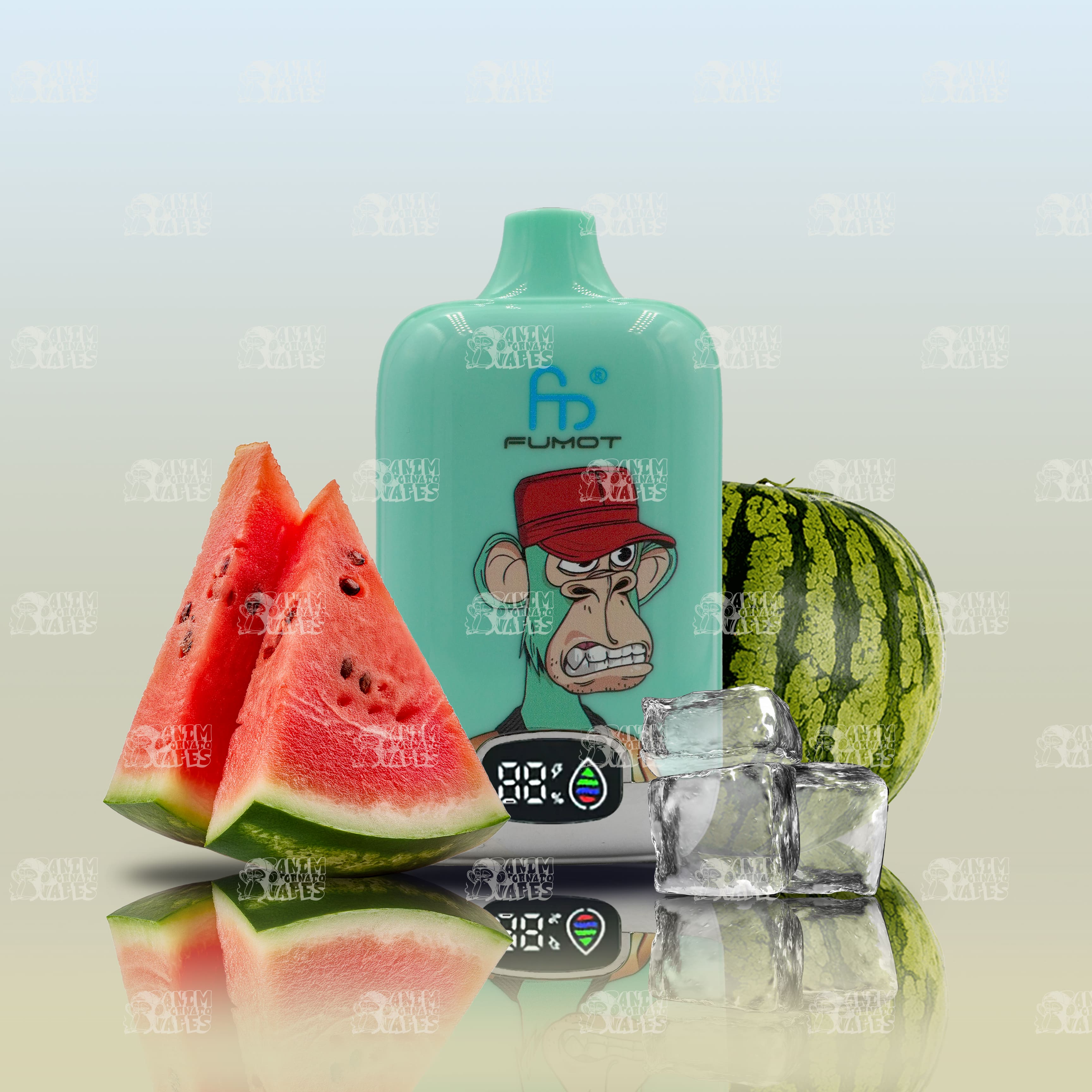 RandM Tornado 12000 Lush Ice Wassermelone Menthol Vape