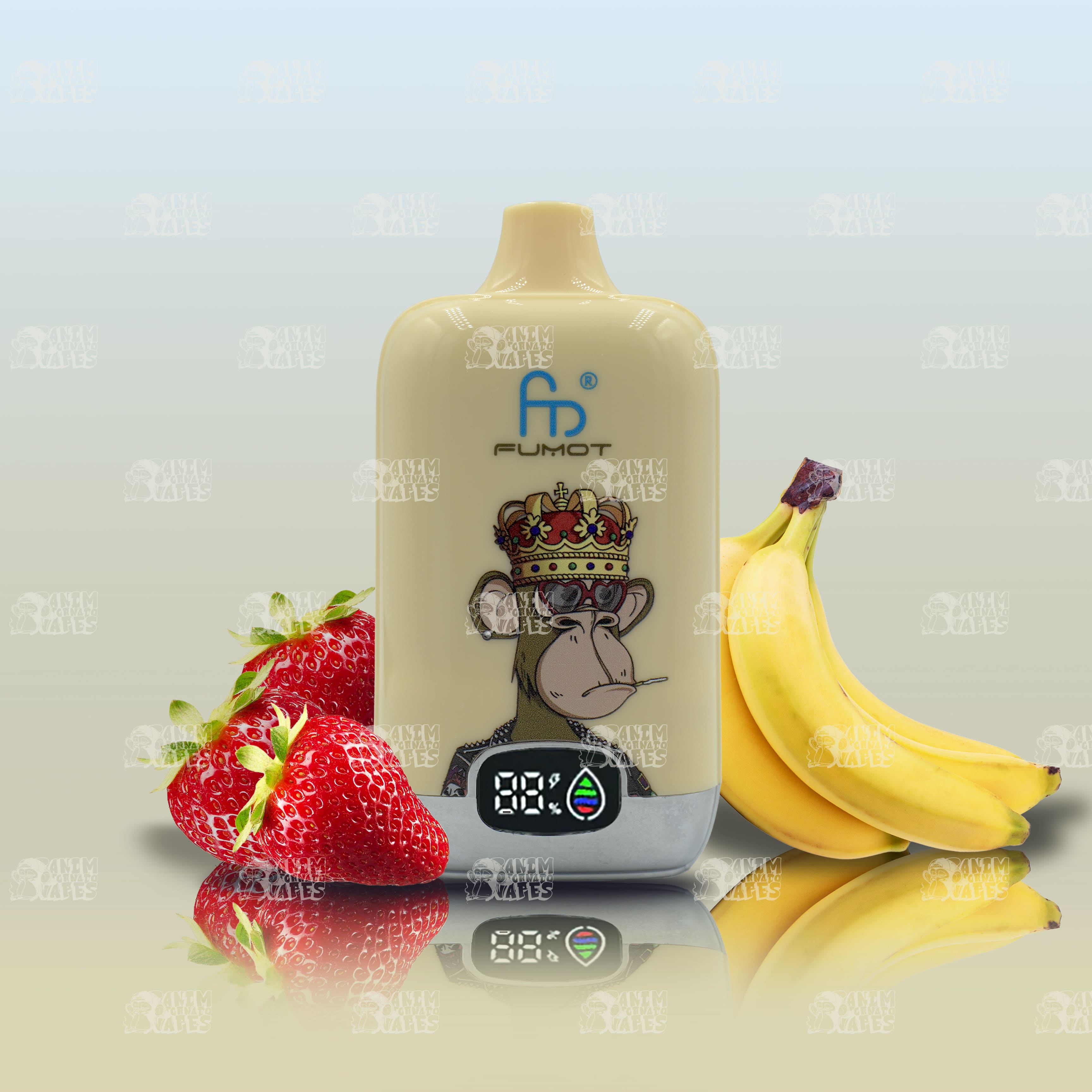 RandM Tornado Vape 12000 Strawberry Banana mit Erdbeer-Bananen-Geschmack