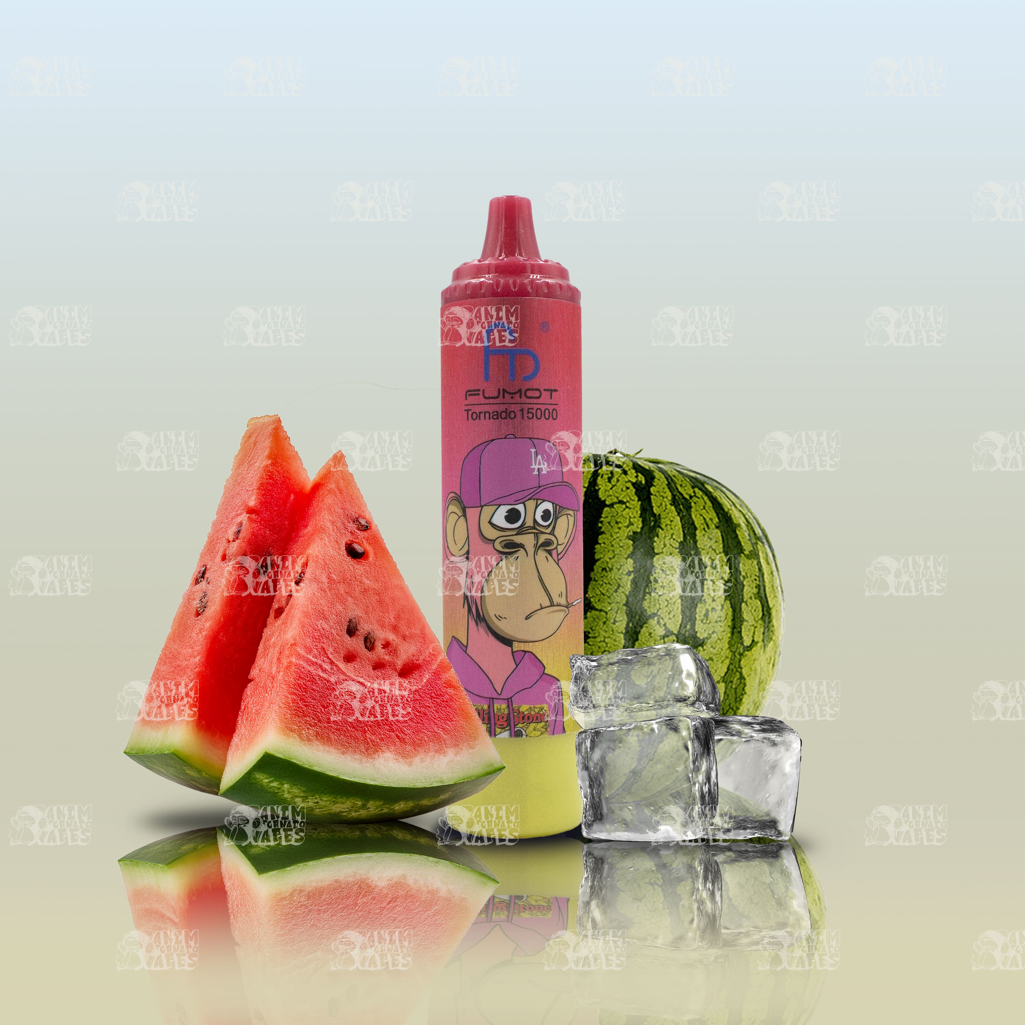 RandM Tornado 15000 Lush Ice Wassermelone Menthol Vape