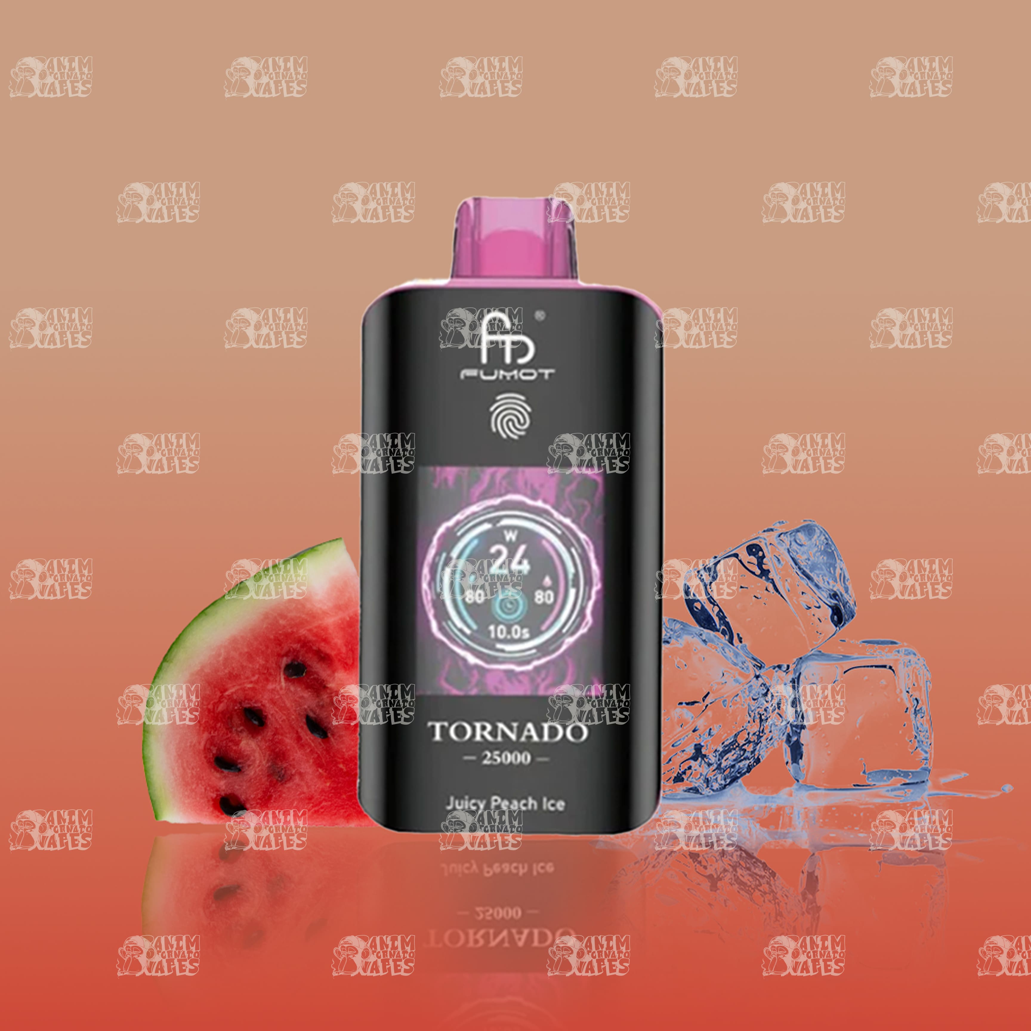 RandM Tornado 25000 Lush Ice Einweg-Vape mit 25000 Zügen und Mesh Coil