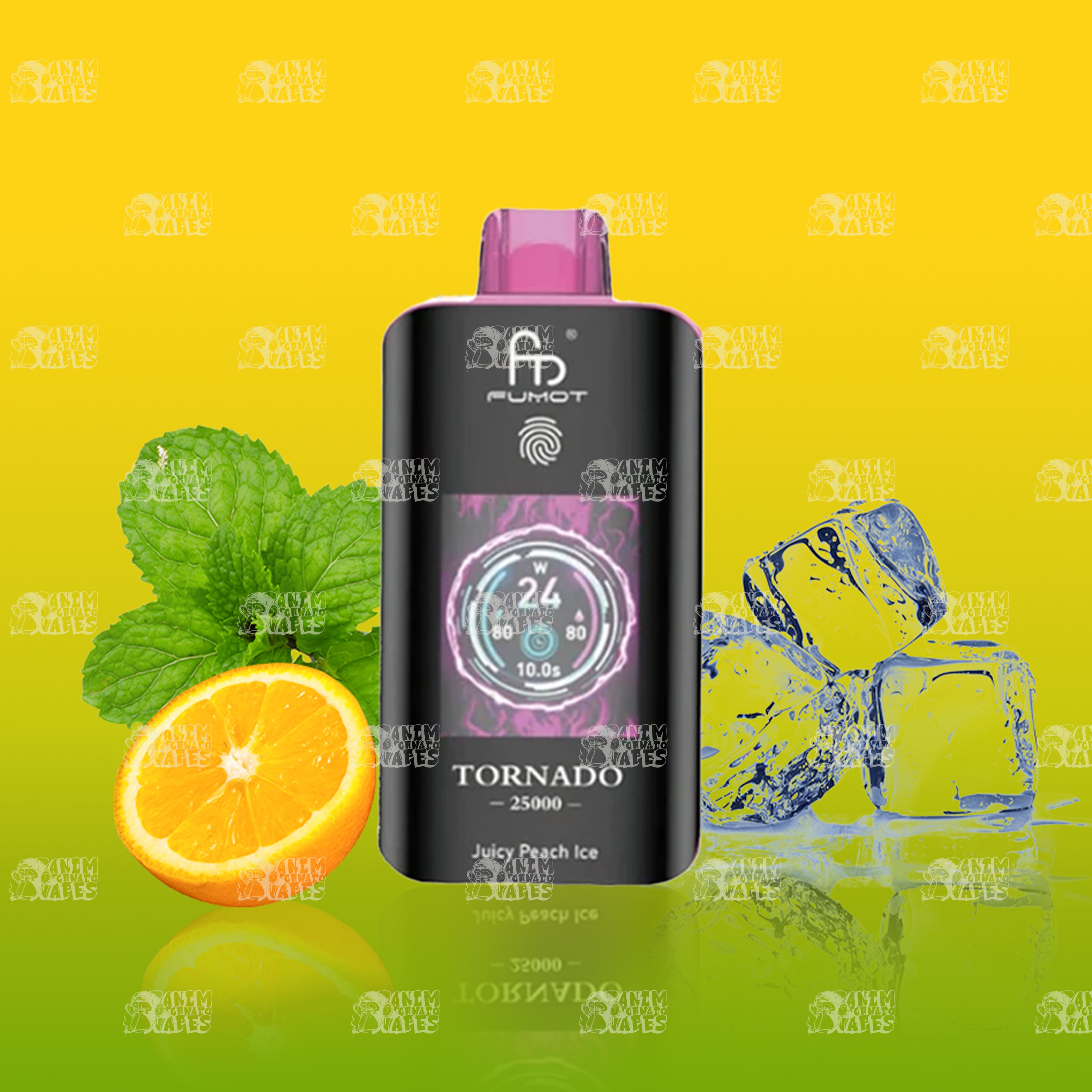 RandM Tornado 25000 Miami Mint Einweg-Vape mit 25000 Zügen und Mesh Coil