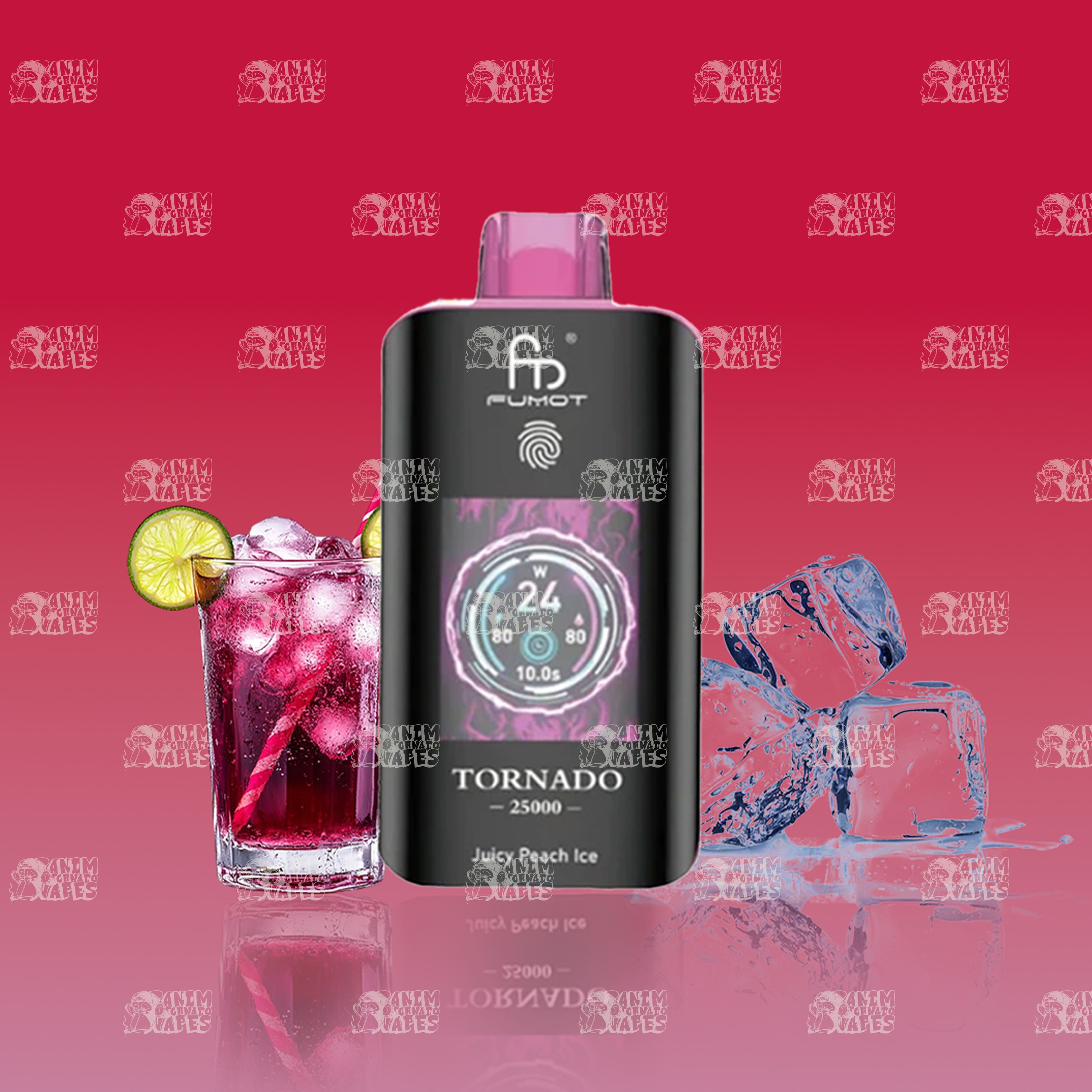 RandM Tornado 25000 Pink Lemonade Einweg-Vape mit 25000 Zügen und Mesh Coil