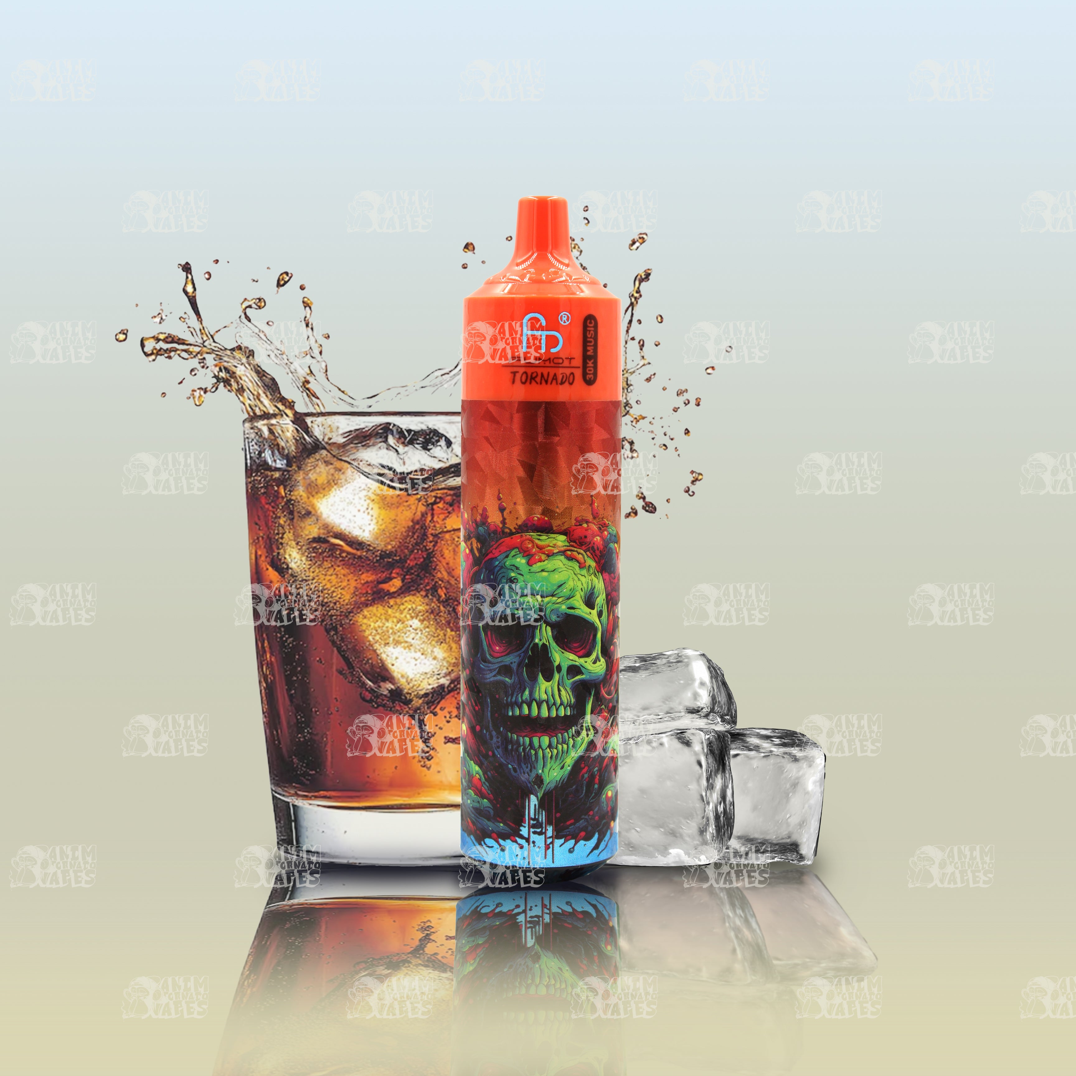 RandM Tornado 30000 Cola Ice Einweg-Vape mit 30000 Zügen und Mesh Coil