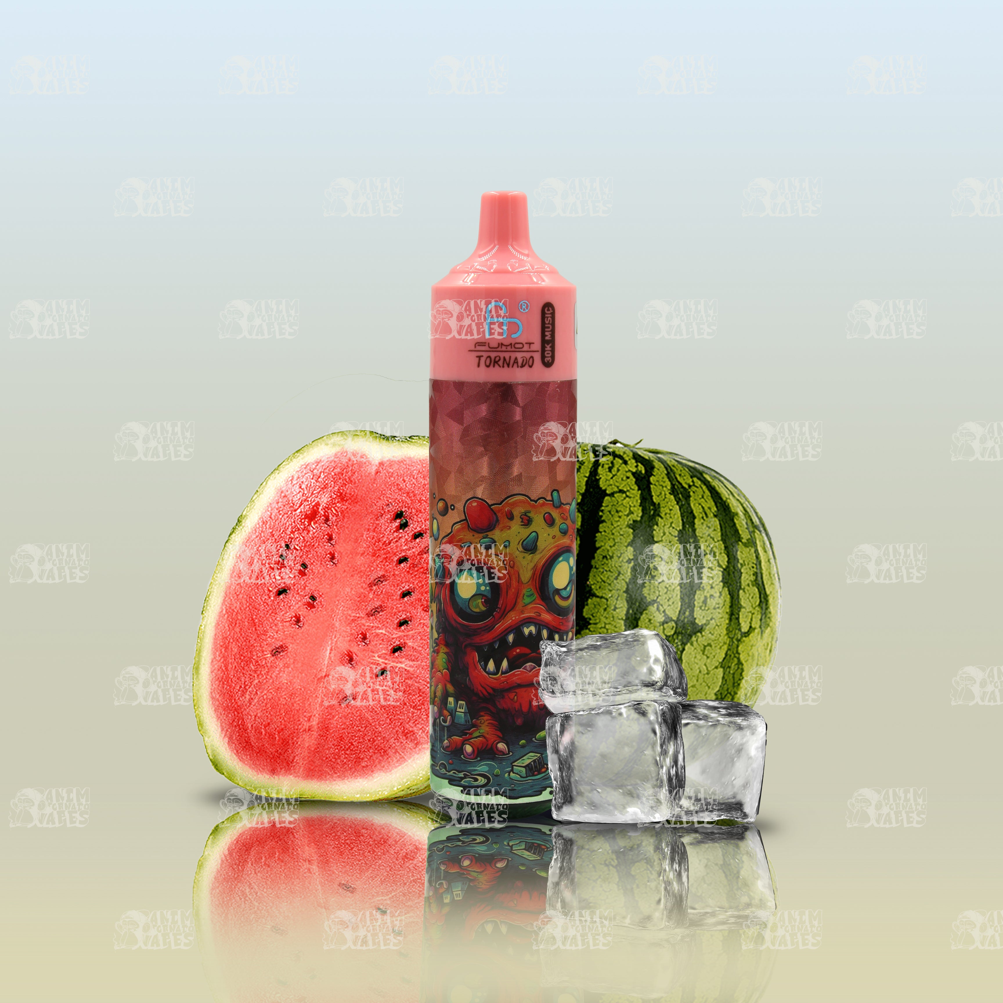 RandM Tornado 30000 Lush Ice Einweg-Vape mit 30000 Zügen und Mesh Coil