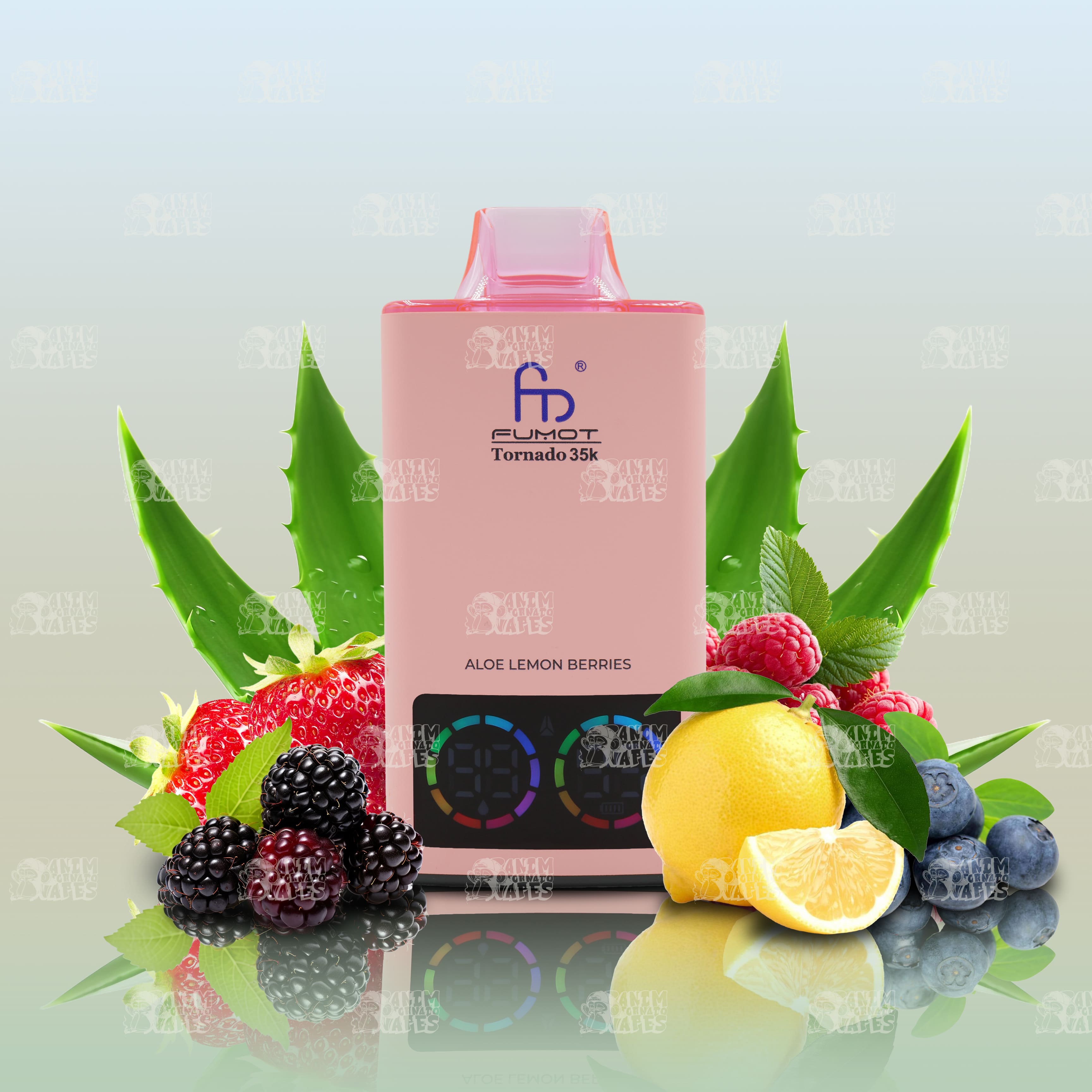 RandM Tornado Vape 35000 Aloe Lemon Berries mit Aloe Vera, Zitrone und Beeren-Geschmack