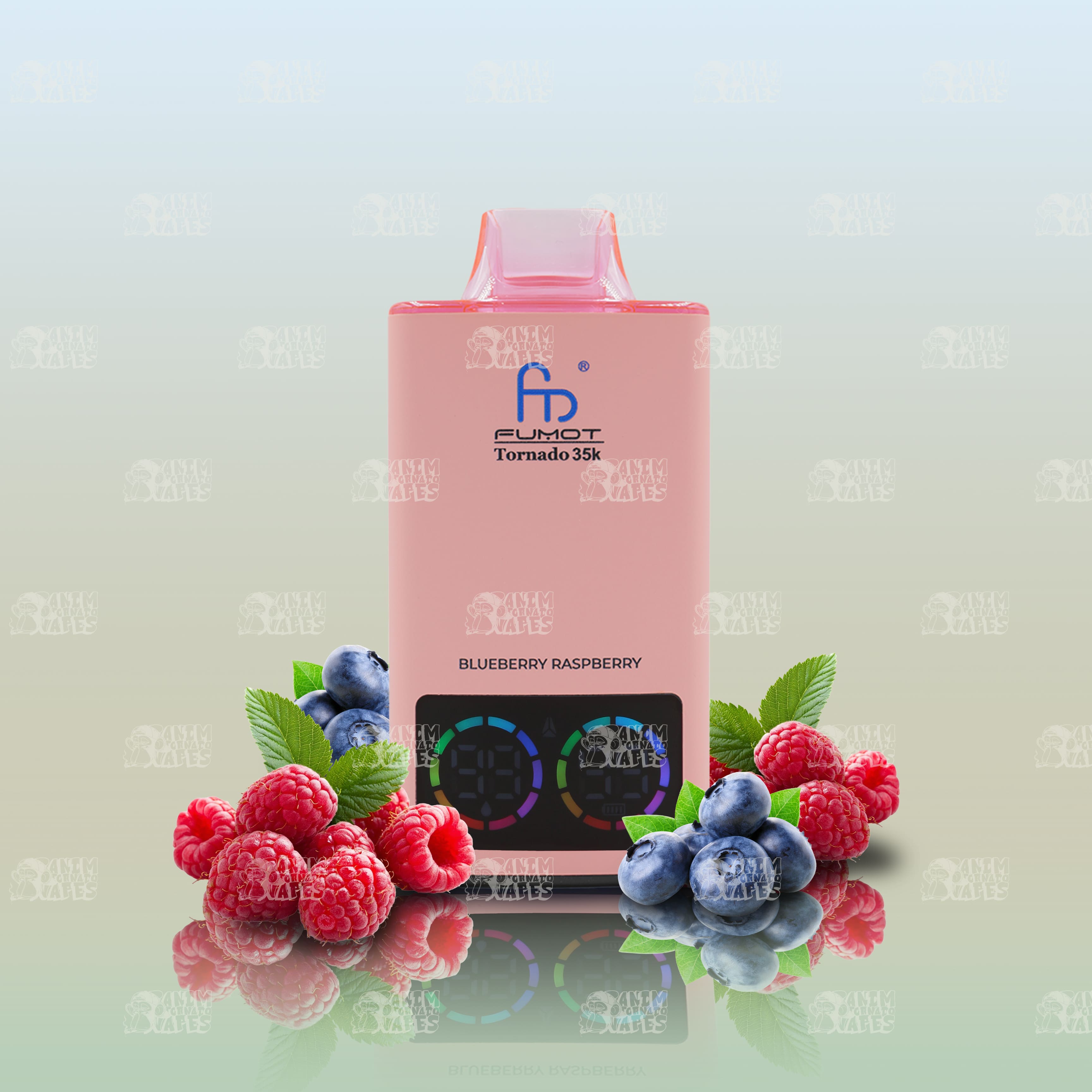 RandM Tornado Vape 35000 Blueberry Raspberry mit Blaubeer-Himbeer-Geschmack