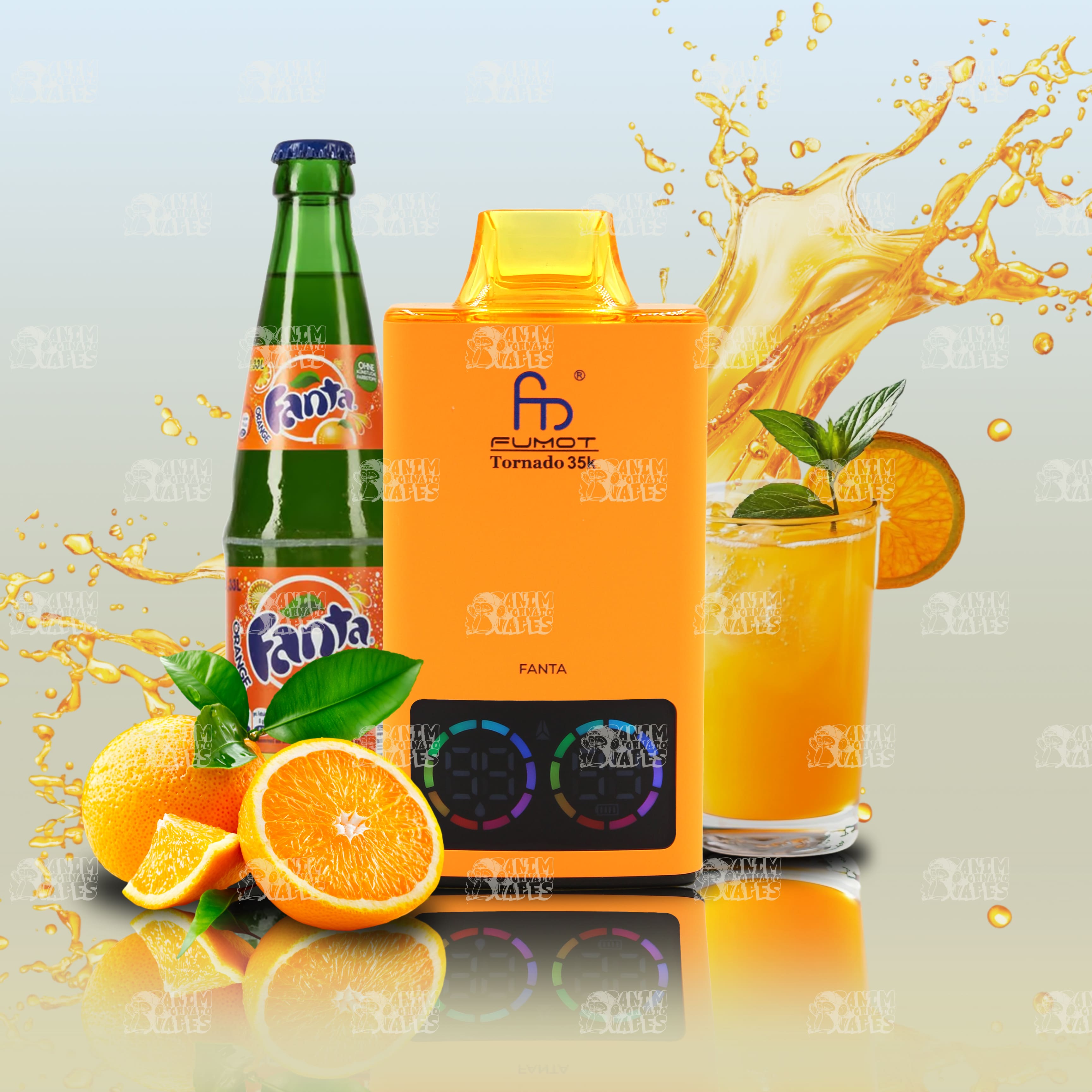 RandM Tornado 35000 Fanta Einweg-Vape mit 35000 Zügen und Mesh Coil
