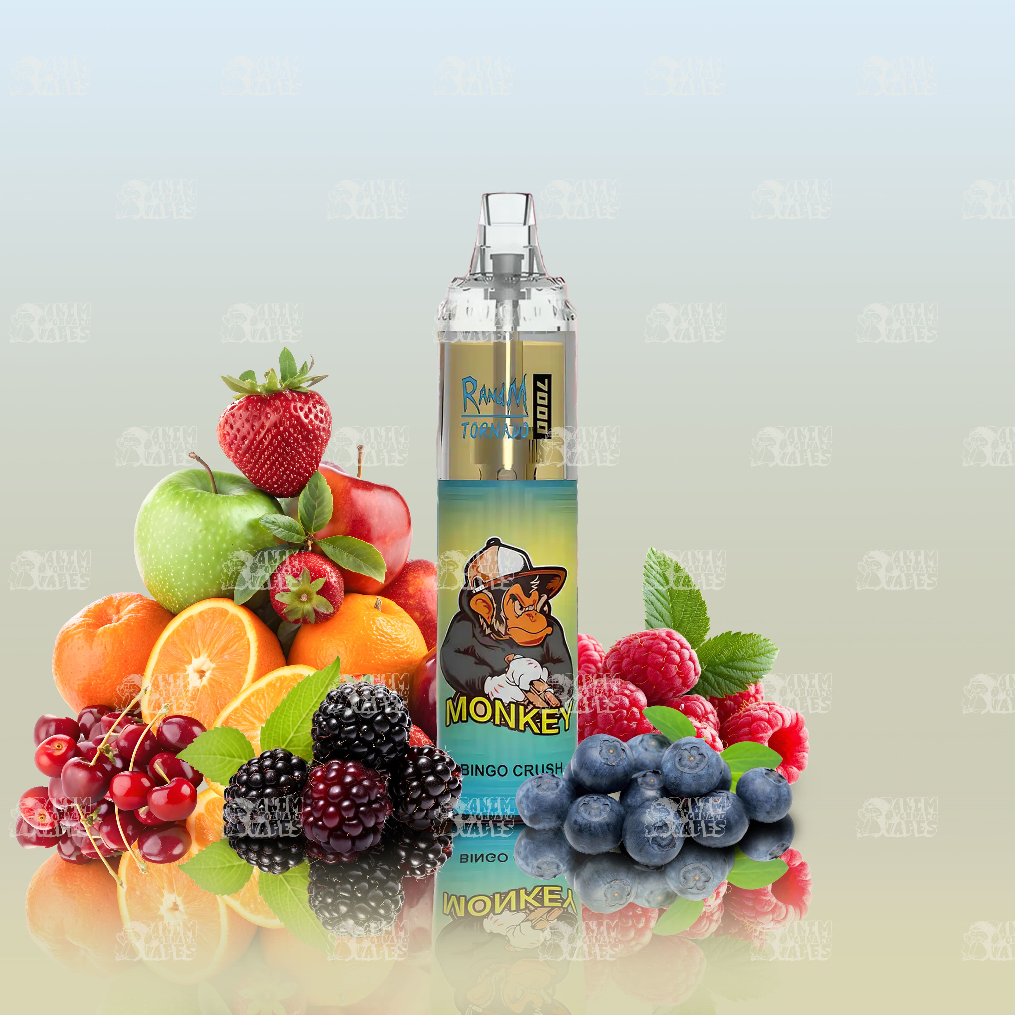 RandM Tornado 7000 Bingo Crush Einweg-Vape mit 7000 Zügen und Mesh Coil