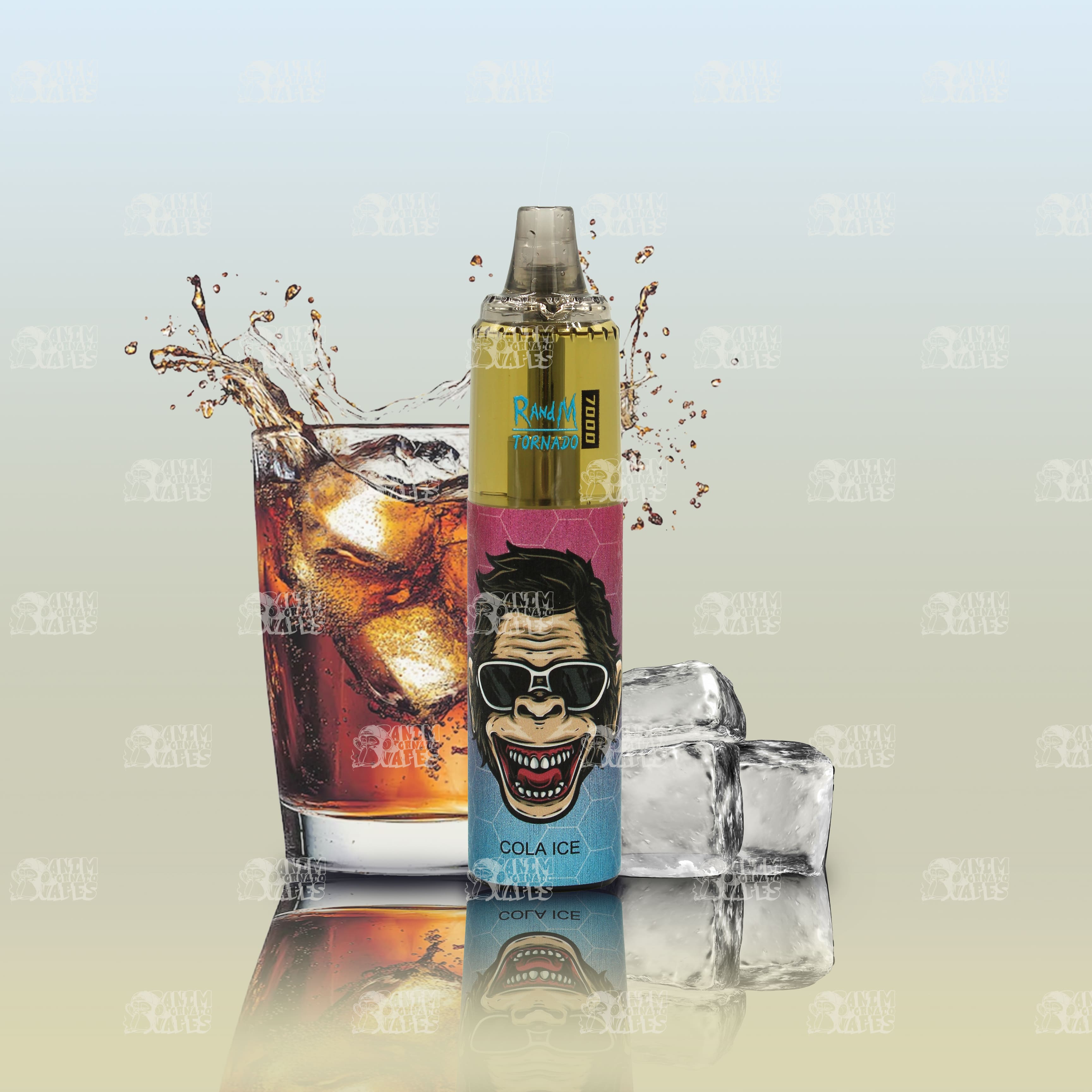 RandM Tornado 7000 Cola Ice Einweg-Vape mit 7000 Zügen und Mesh Coil