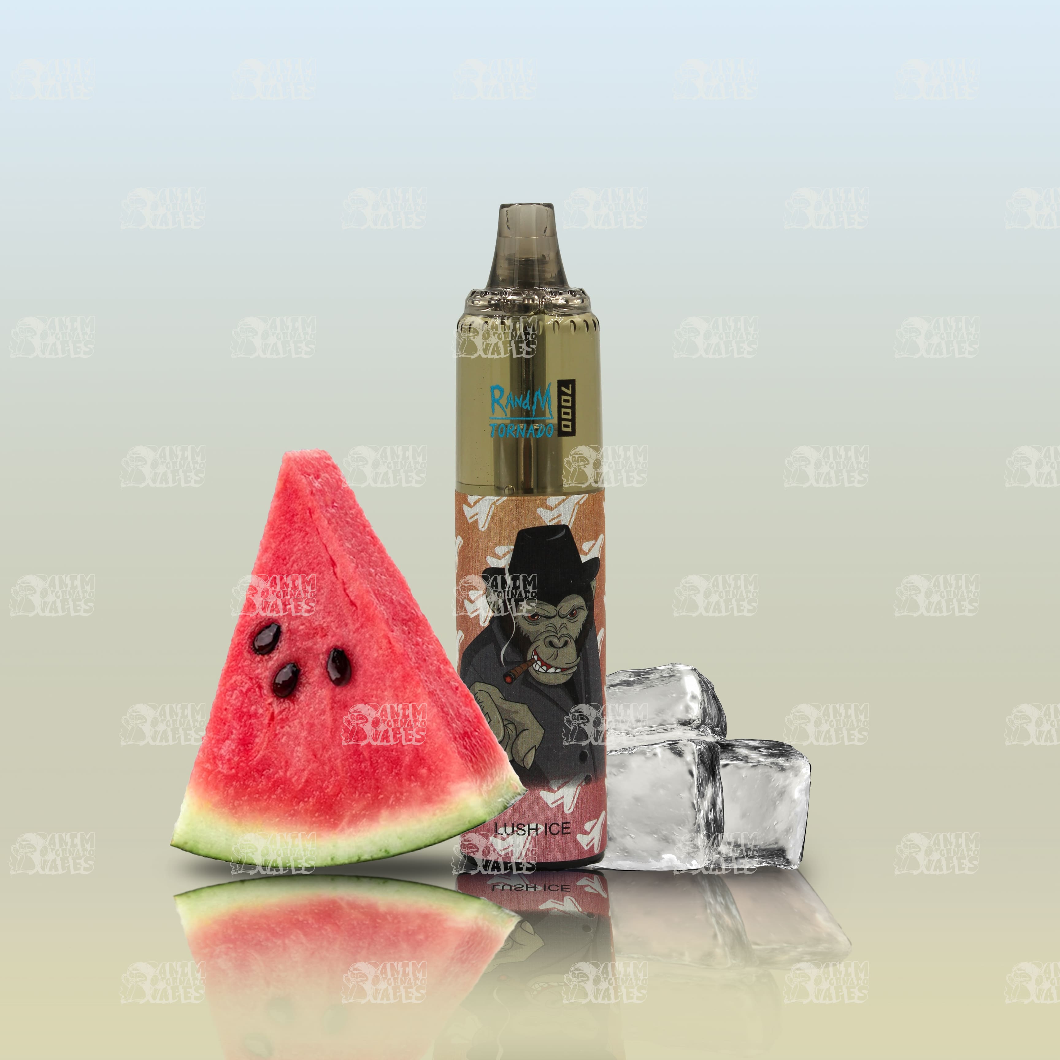 RandM Tornado 7000 Lush Ice Einweg-Vape mit 7000 Zügen und Mesh Coil