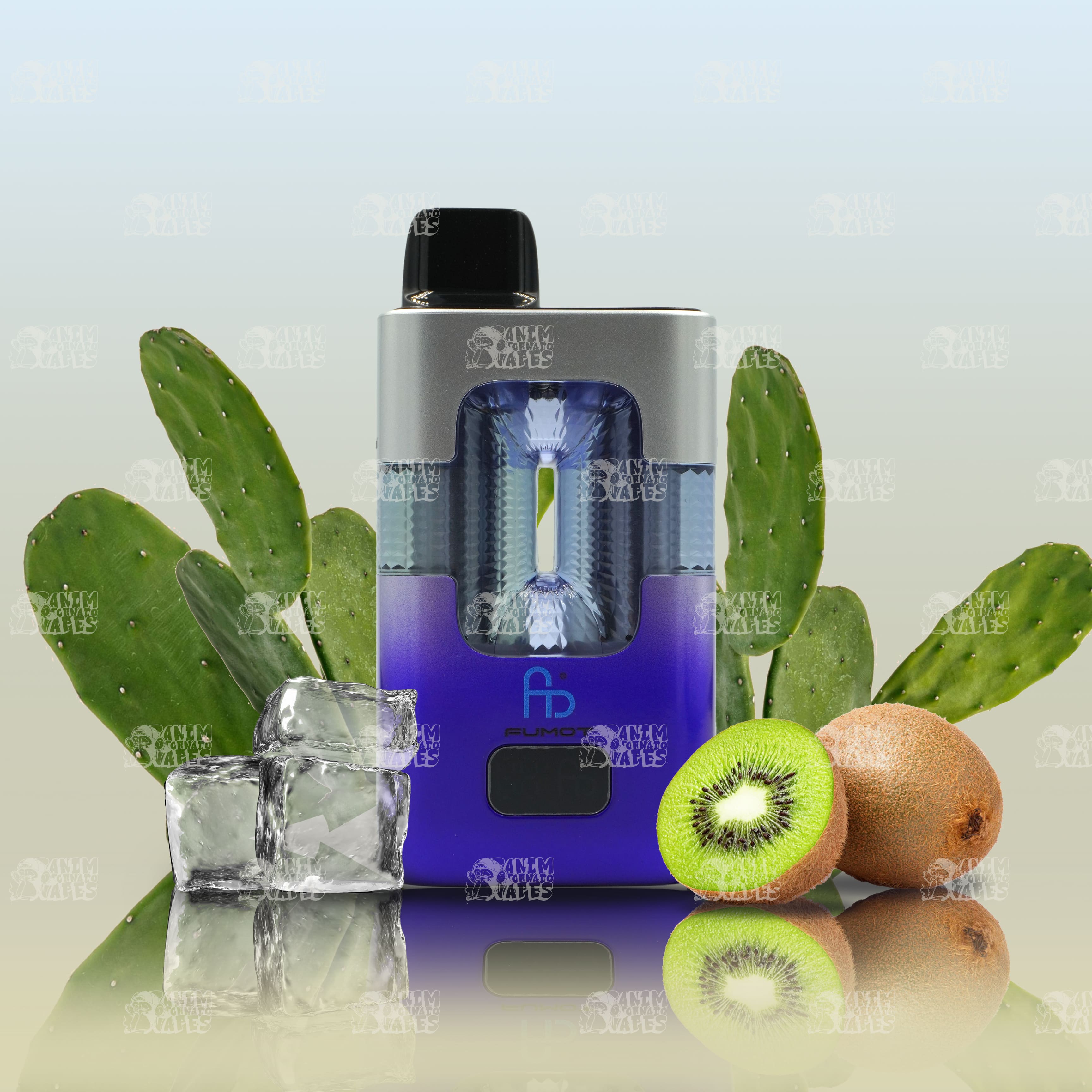Fumot RandM Eco 2in1 50000 Cactus Ice und Cactus Kiwi Einweg-Vape mit zwei Aromen und 50000 Zügen