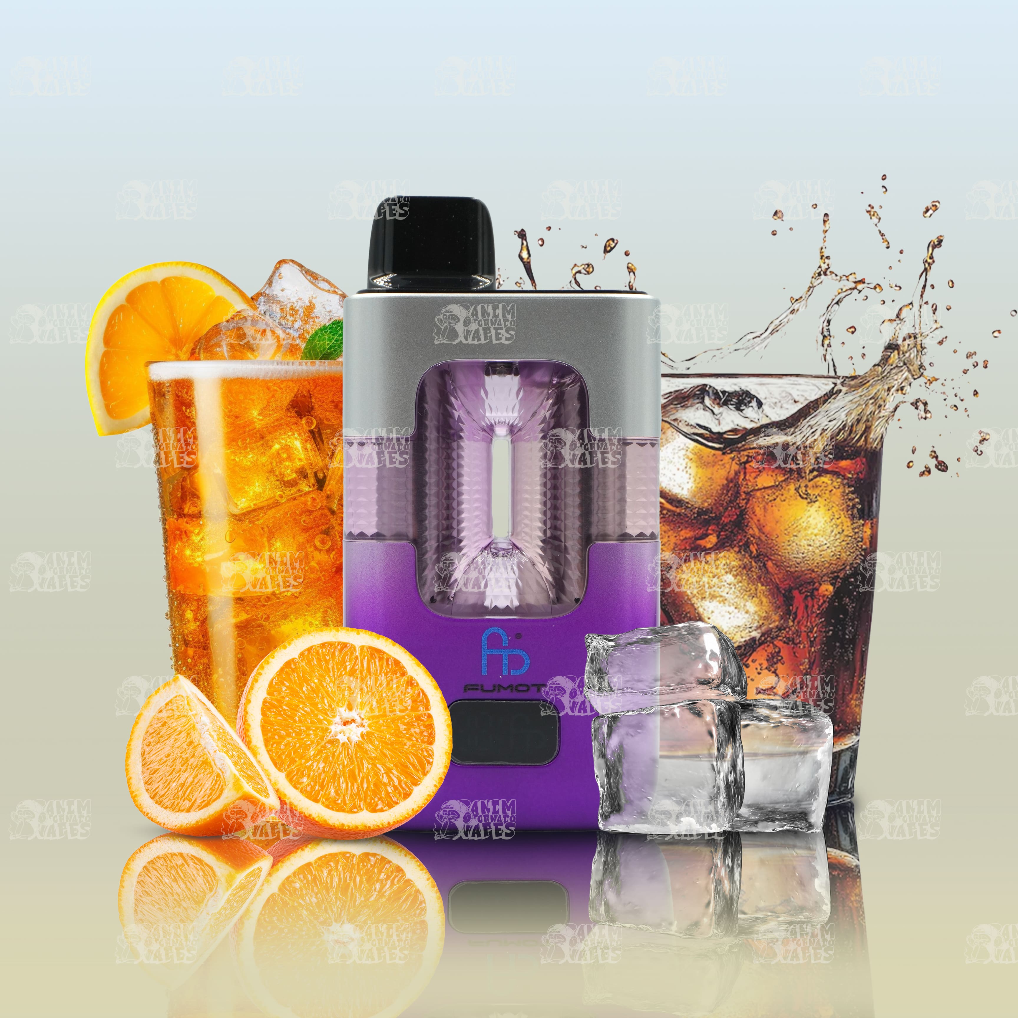 Fumot RandM Eco 2in1 50000 Fanta und Cola Ice Einweg-Vape mit zwei Aromen und 50000 Zügen