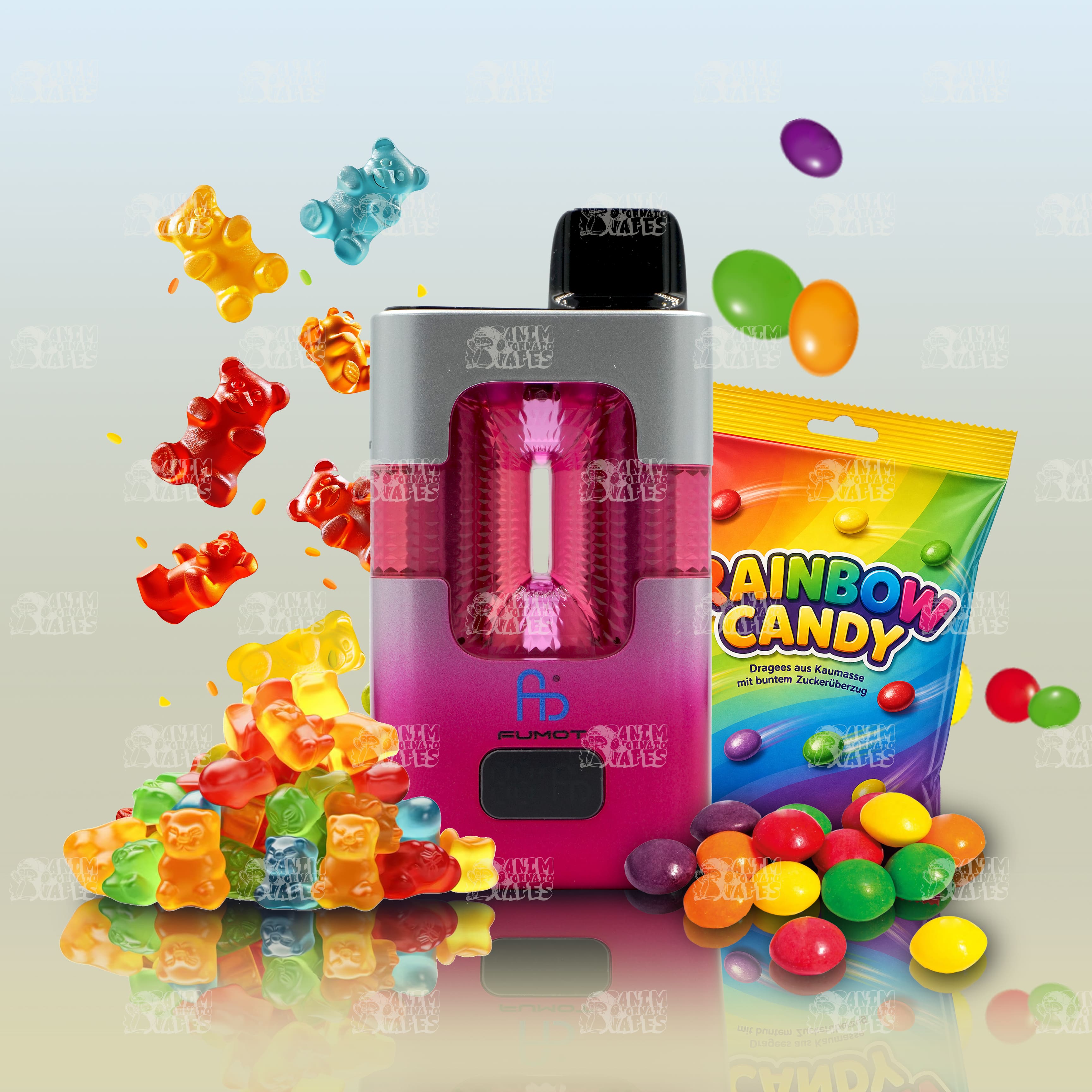 Fumot 50000 Gummy Bear Rainbow Candy Einweg Vape Großpackung