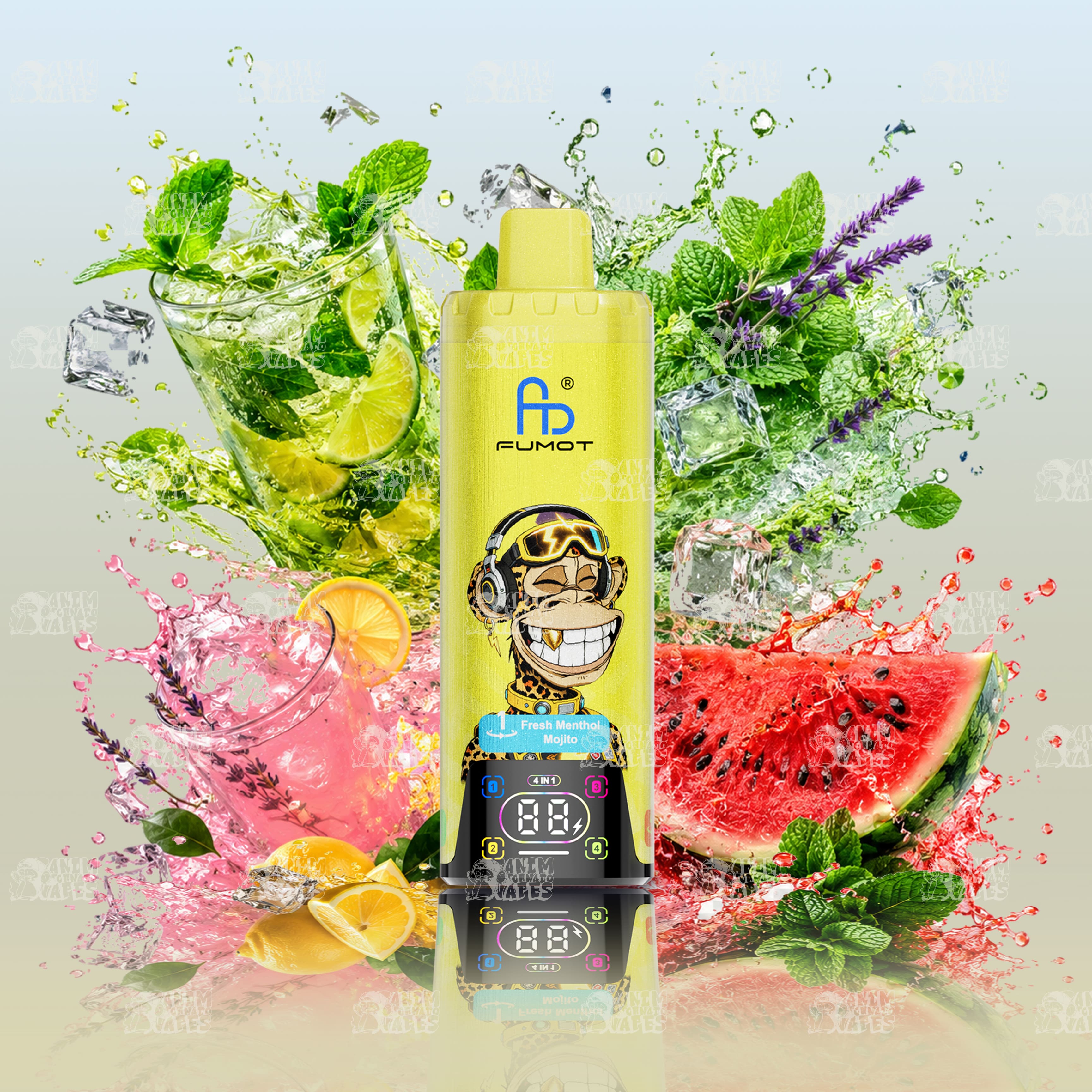 Fumot 80000 Fresh Menthol Mojito Mix mit frischer Minze und kühlem Geschmack