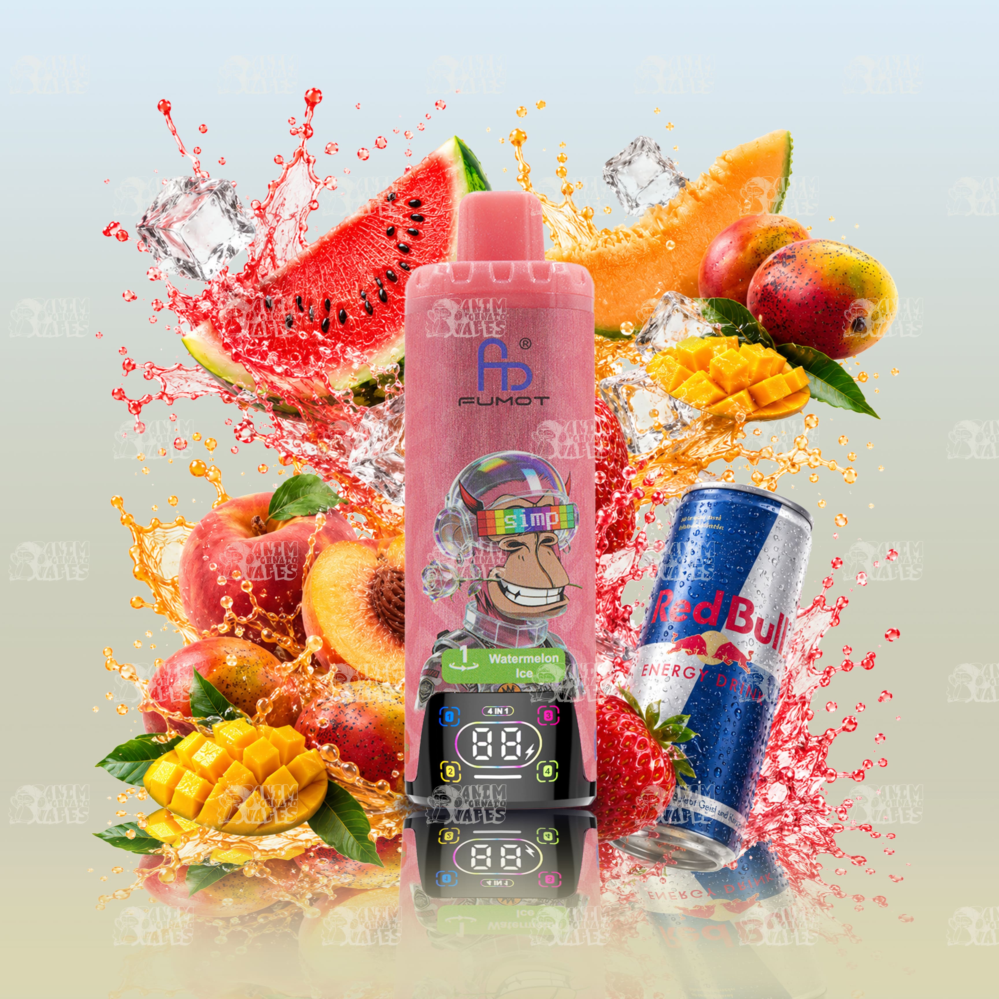 Fumot 80000 Watermelon Ice Mix mit Wassermelone und kühler Ice-Note