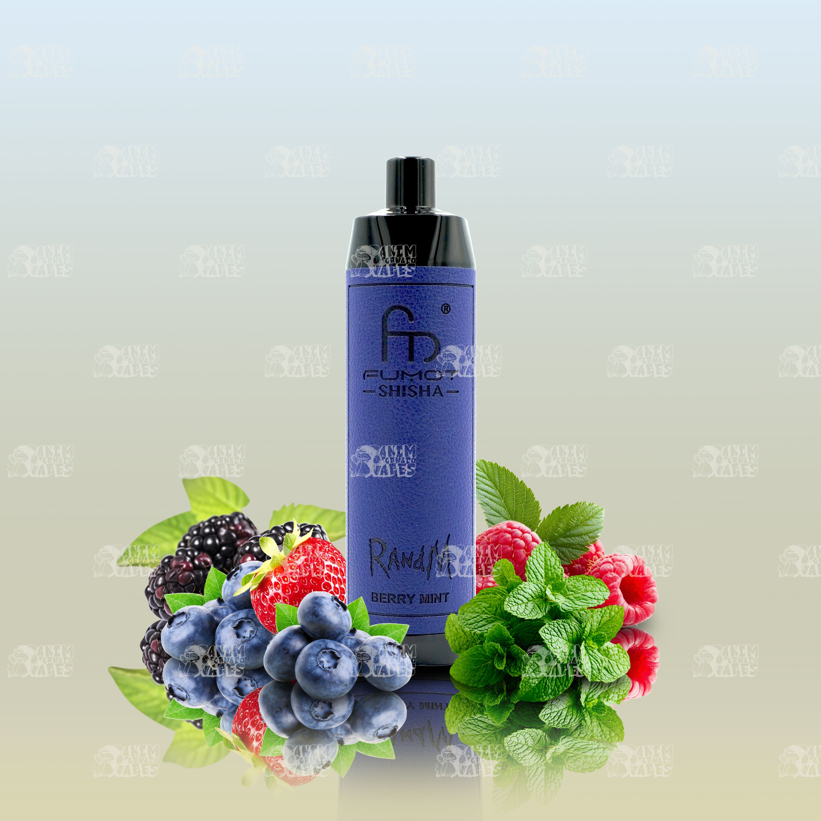 RandM Tornado Vape 10000 Berry Mint mit Beeren-Minze-Geschmack