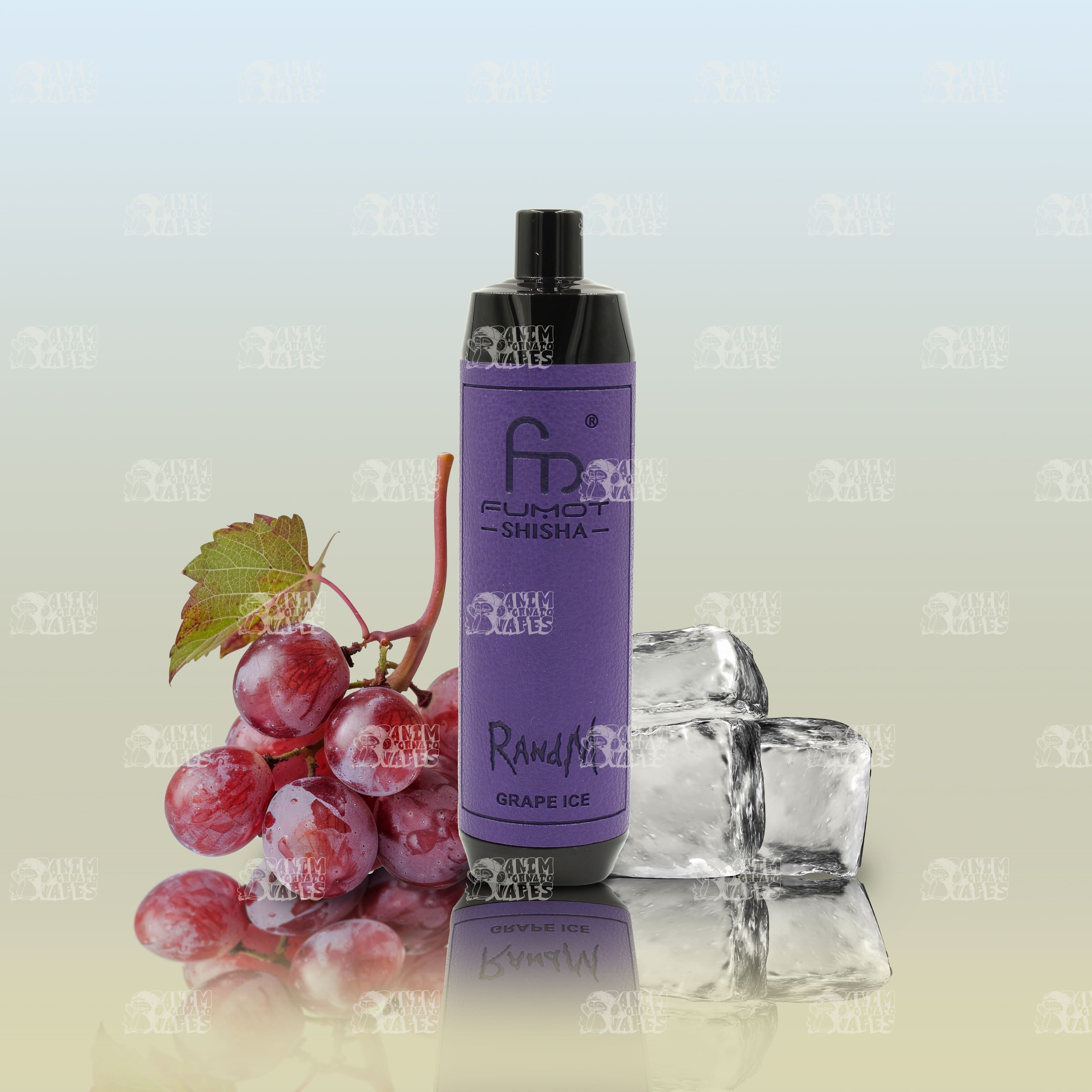 RandM Tornado 10000 Grape Ice Traube Menthol Einweg Vape