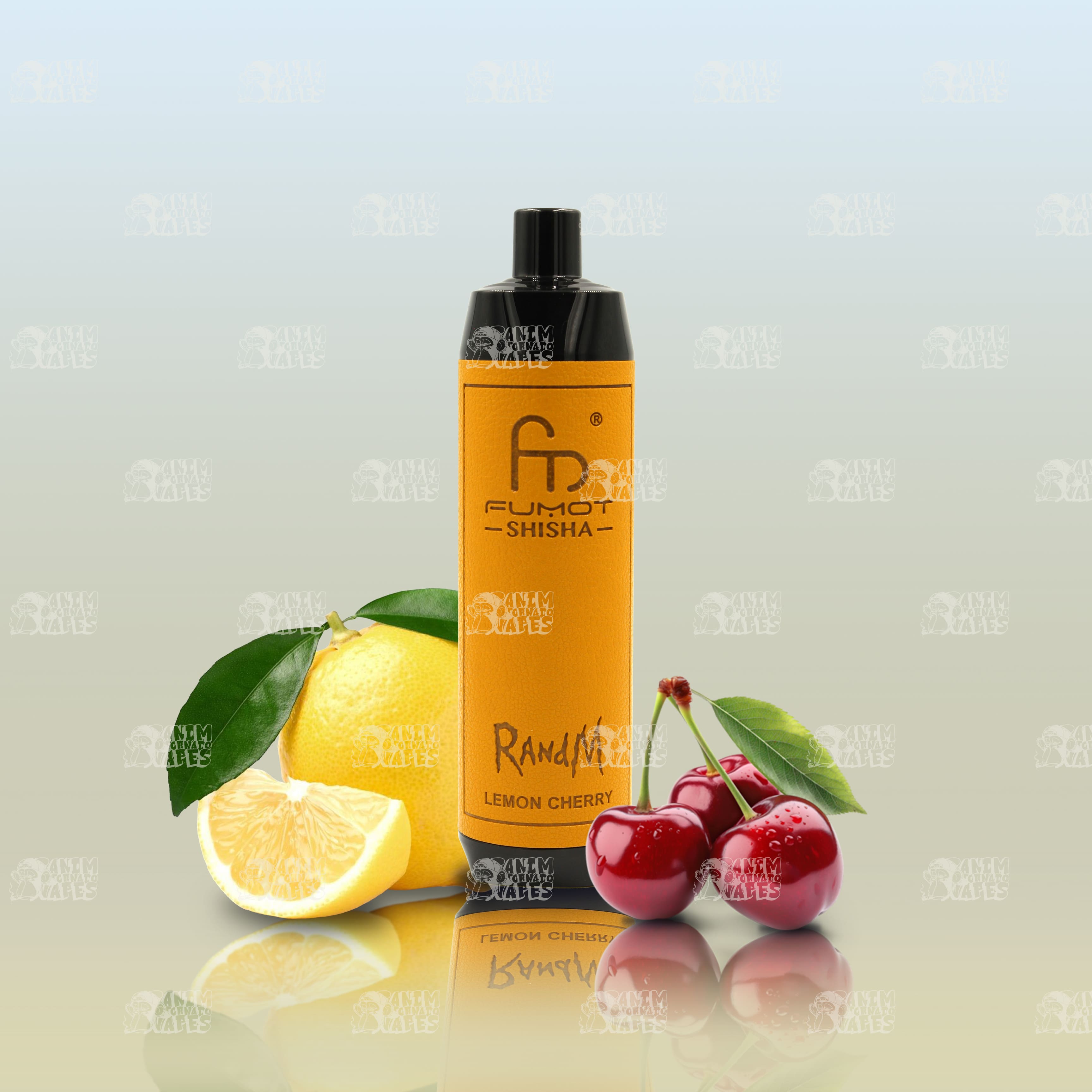 RandM Tornado 10000 Lemon Cherry Einweg-Vape mit 10000 Zügen und Mesh Coil