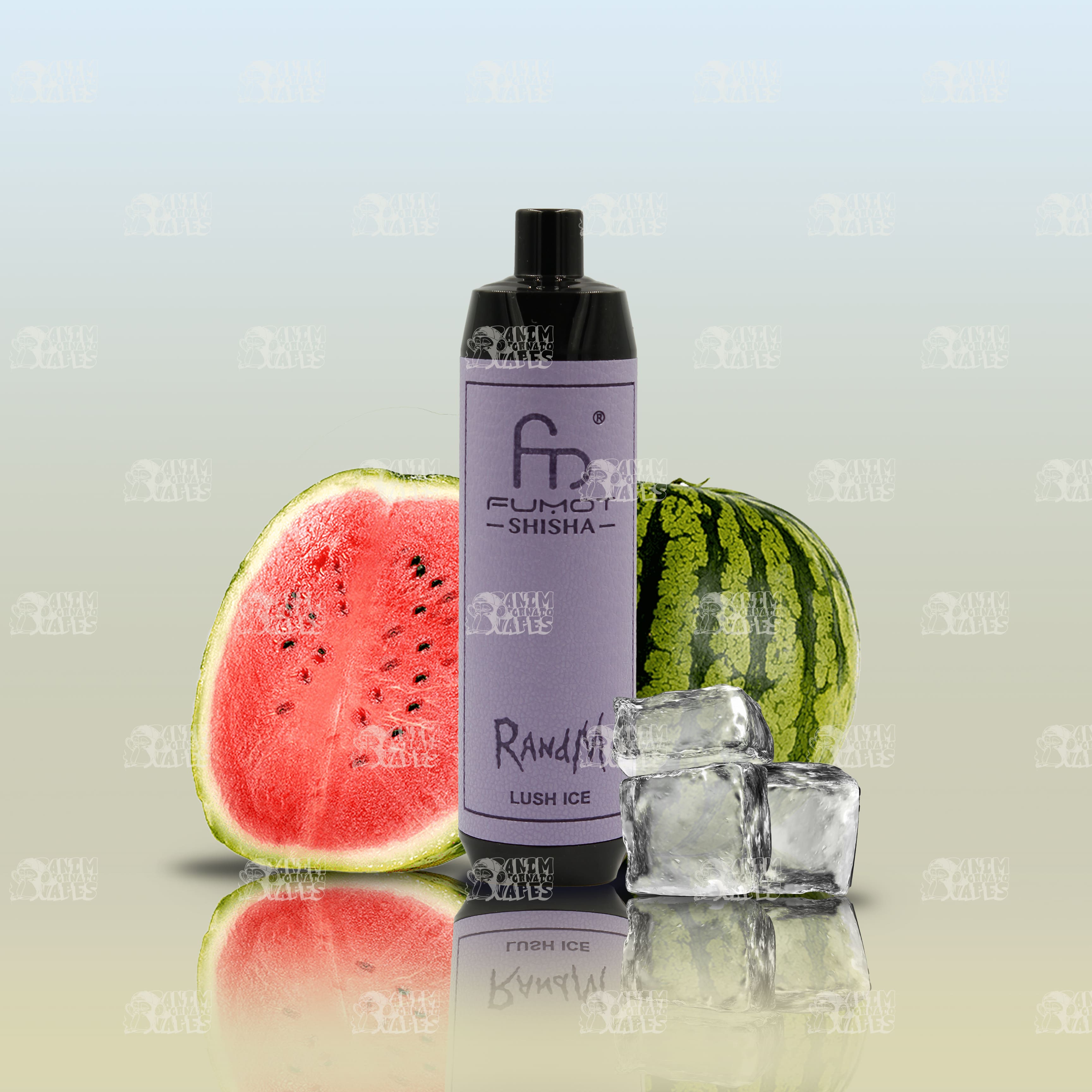 RandM Tornado 10000 Lush Ice Einweg-Vape mit 10000 Zügen und Mesh Coil