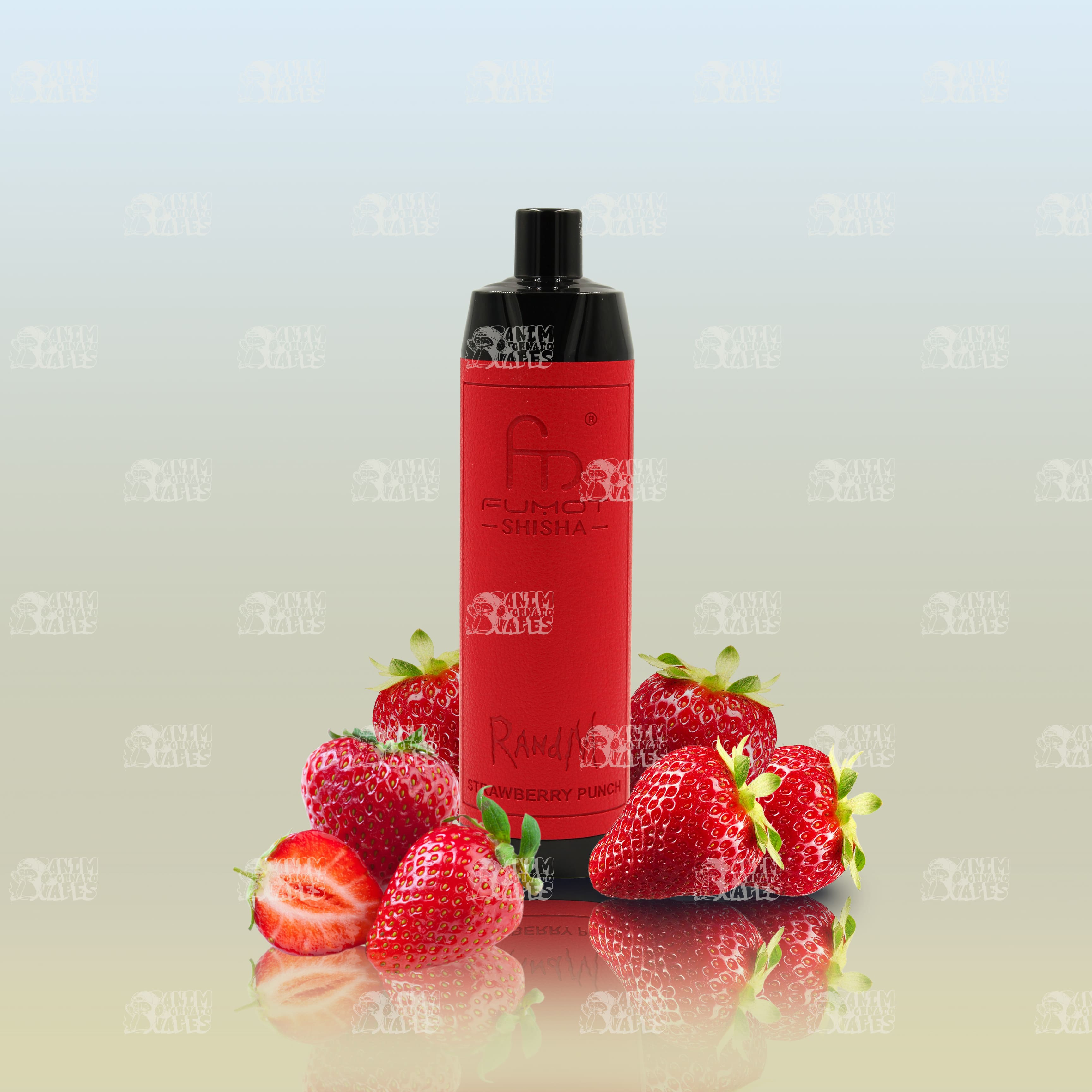 RandM Tornado 10000 Strawberry Punch Einweg-Vape mit 10000 Zügen und Mesh Coil