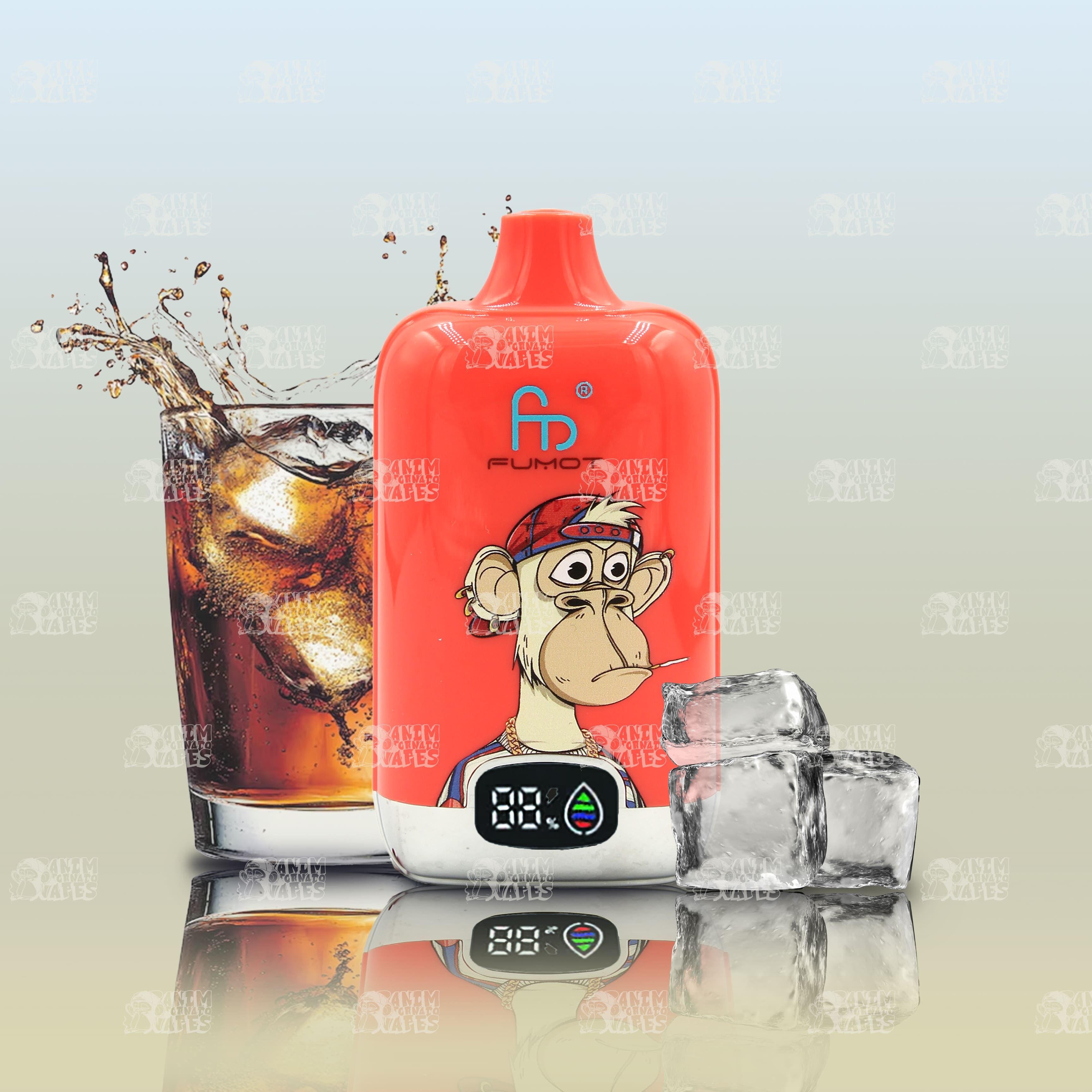 RandM Tornado 12000 Cola Ice Einweg-Vape mit 12000 Zügen und Mesh Coil