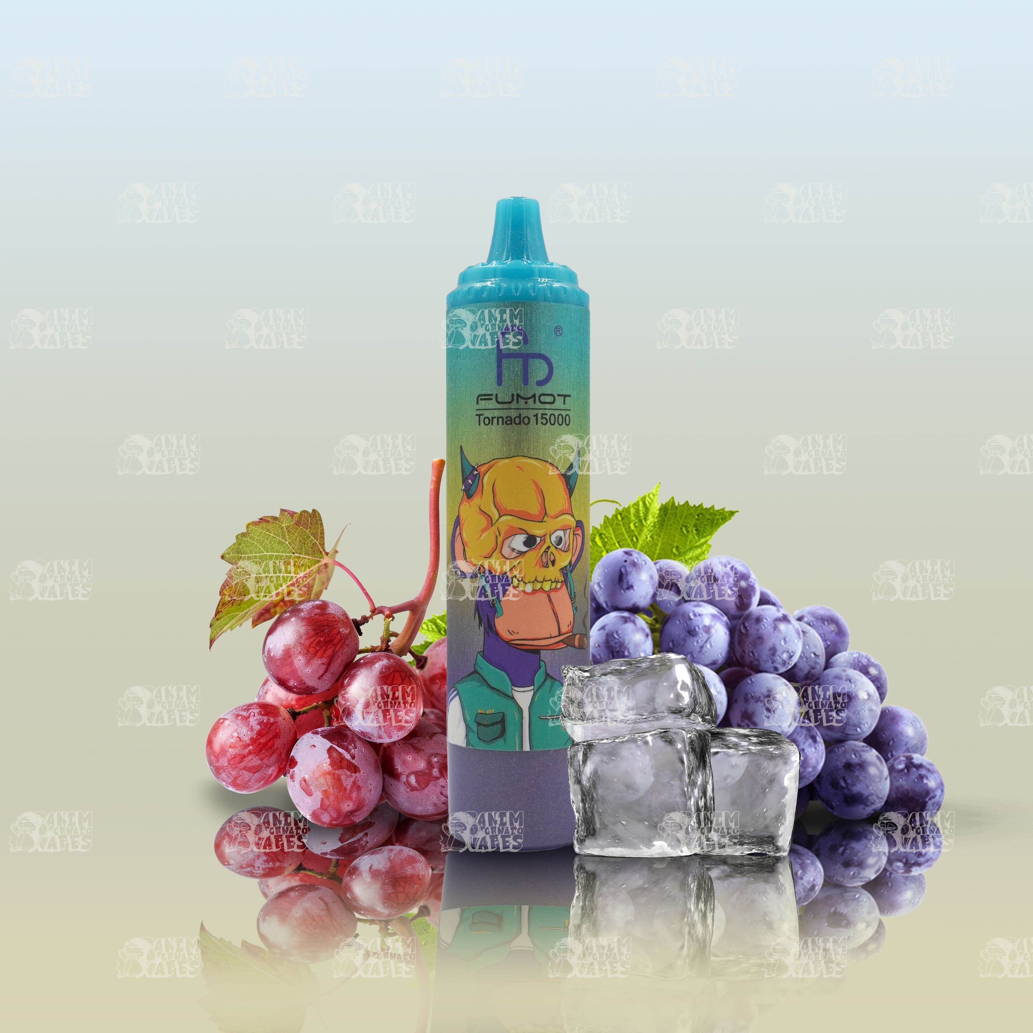 RandM Tornado 15000 Grape Ice Traube Menthol Vape