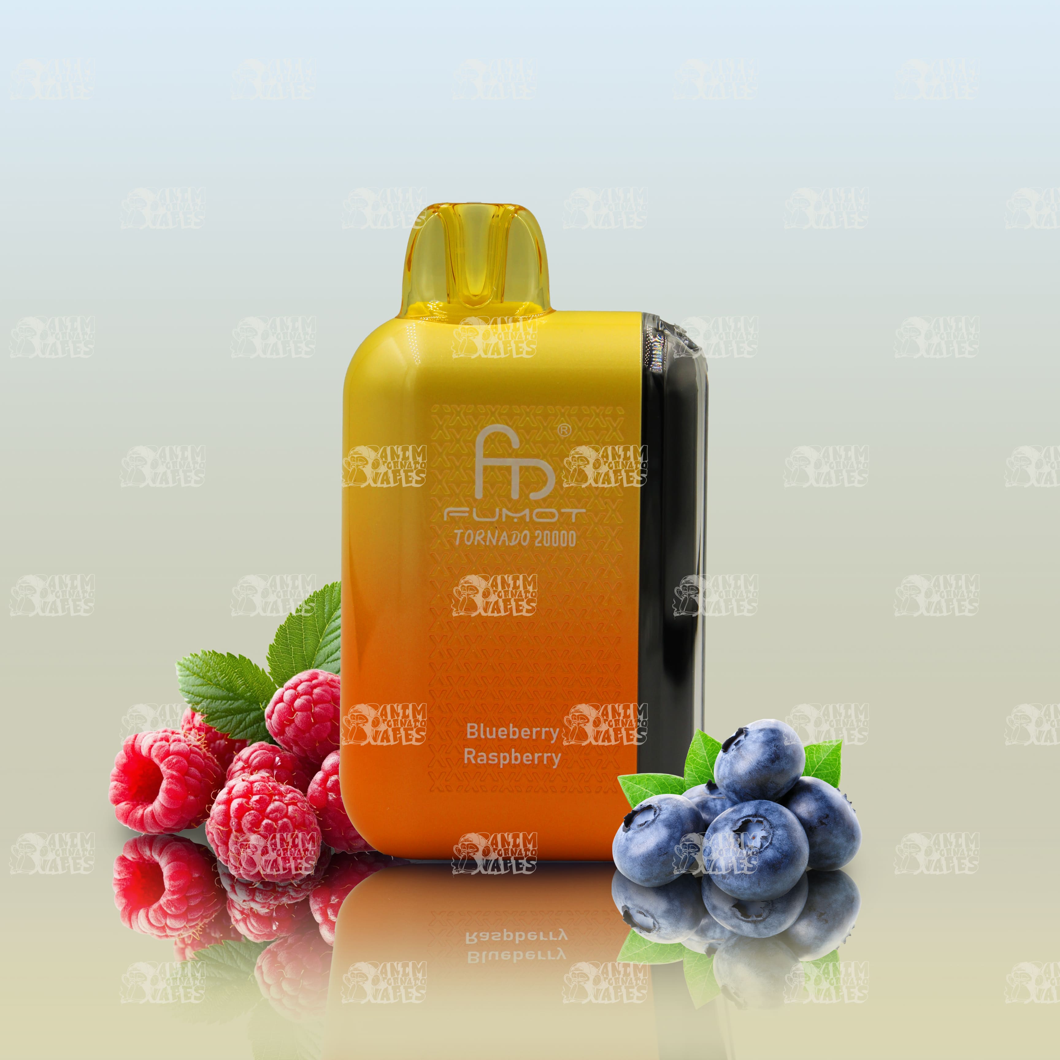 RandM Tornado 20000 Blueberry Raspberry Einweg-Vape mit 20000 Zügen und Mesh Coil