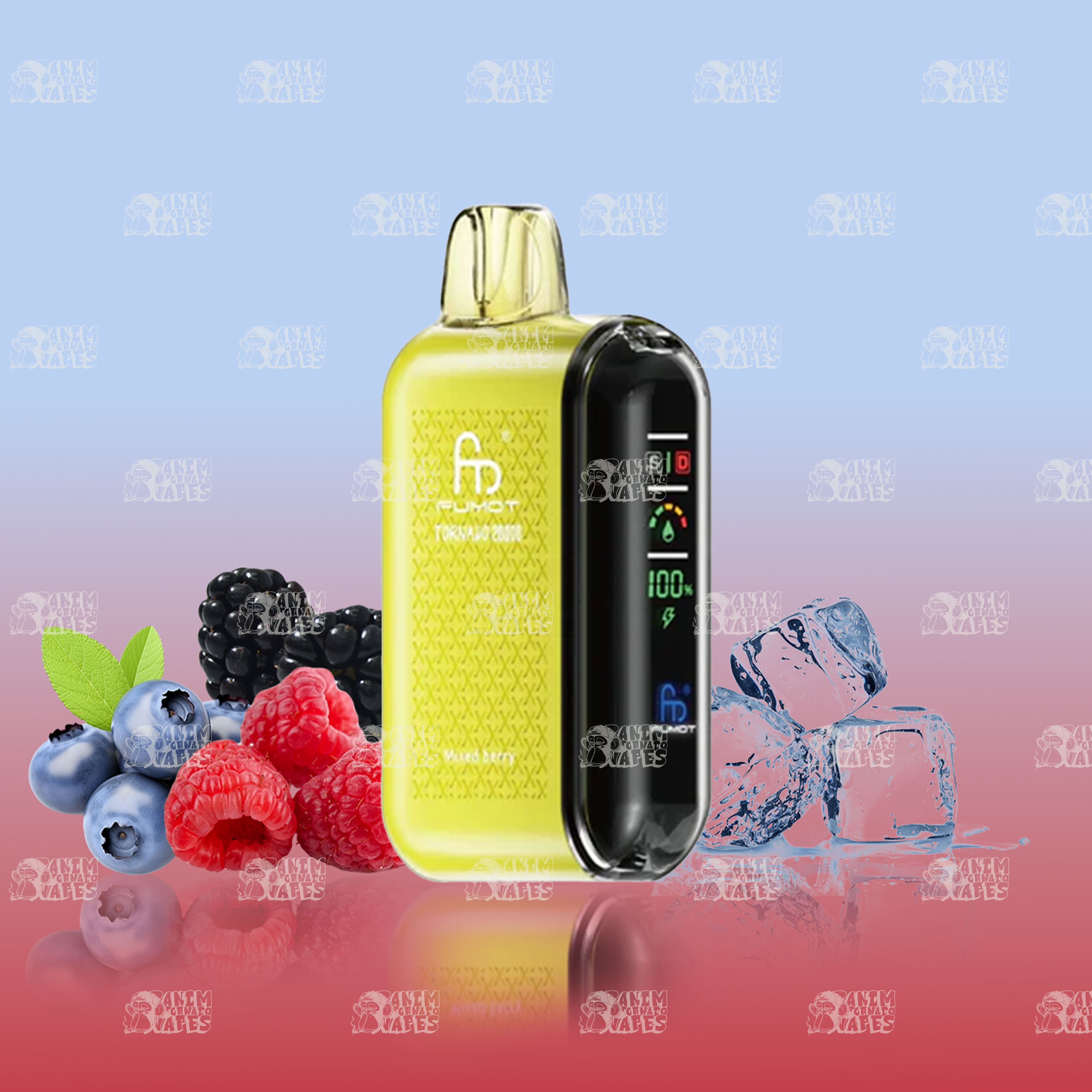 RandM Tornado 20000 Mixed Berry Einweg-Vape mit 20000 Zügen und Mesh Coil