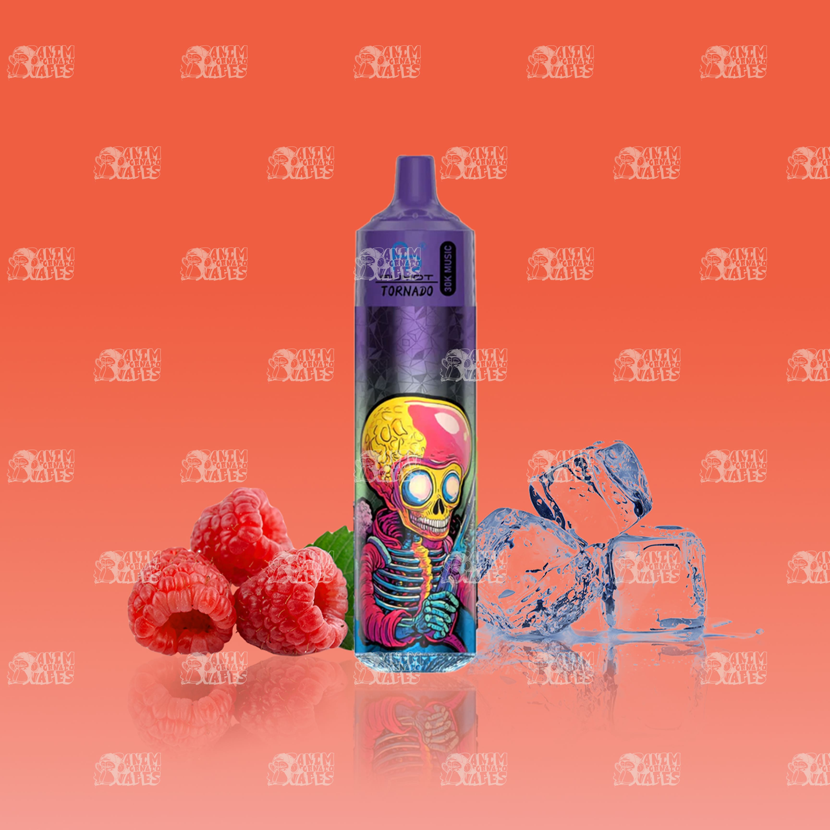 RandM Tornado 30000 Blueberry Sour Raspberry Einweg-Vape mit 30000 Zügen und Mesh Coil