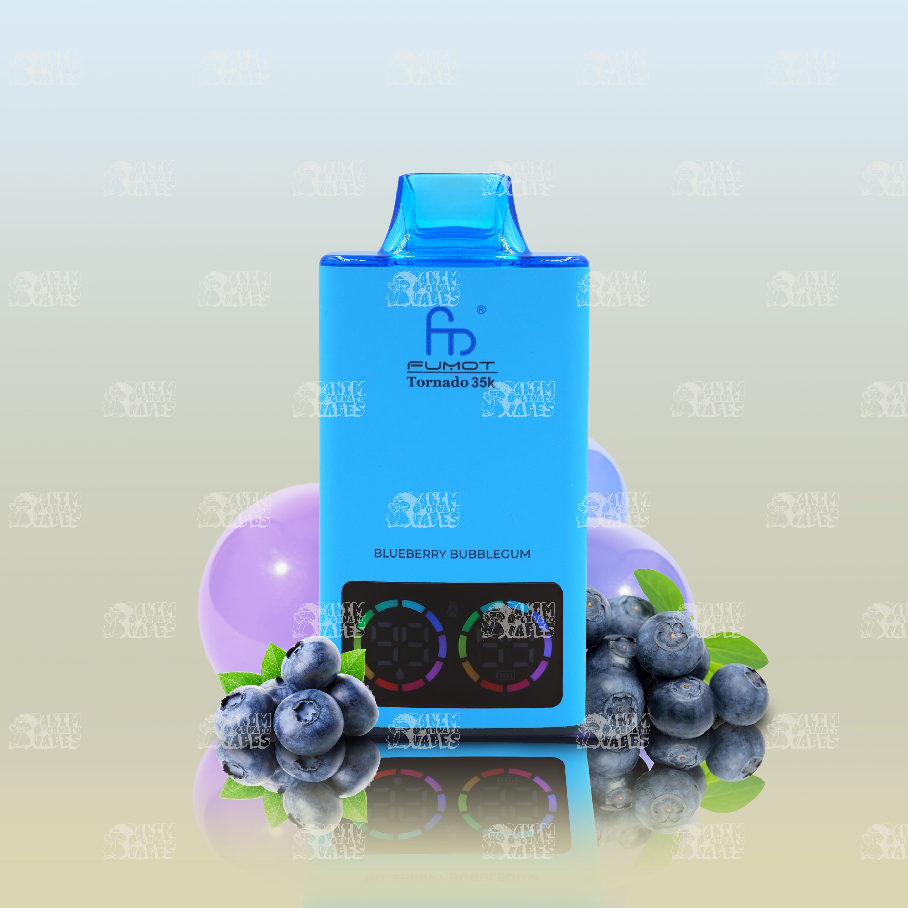 RandM Tornado 35000 Blueberry Bubblegum Einweg-Vape mit 35000 Zügen und Mesh Coil