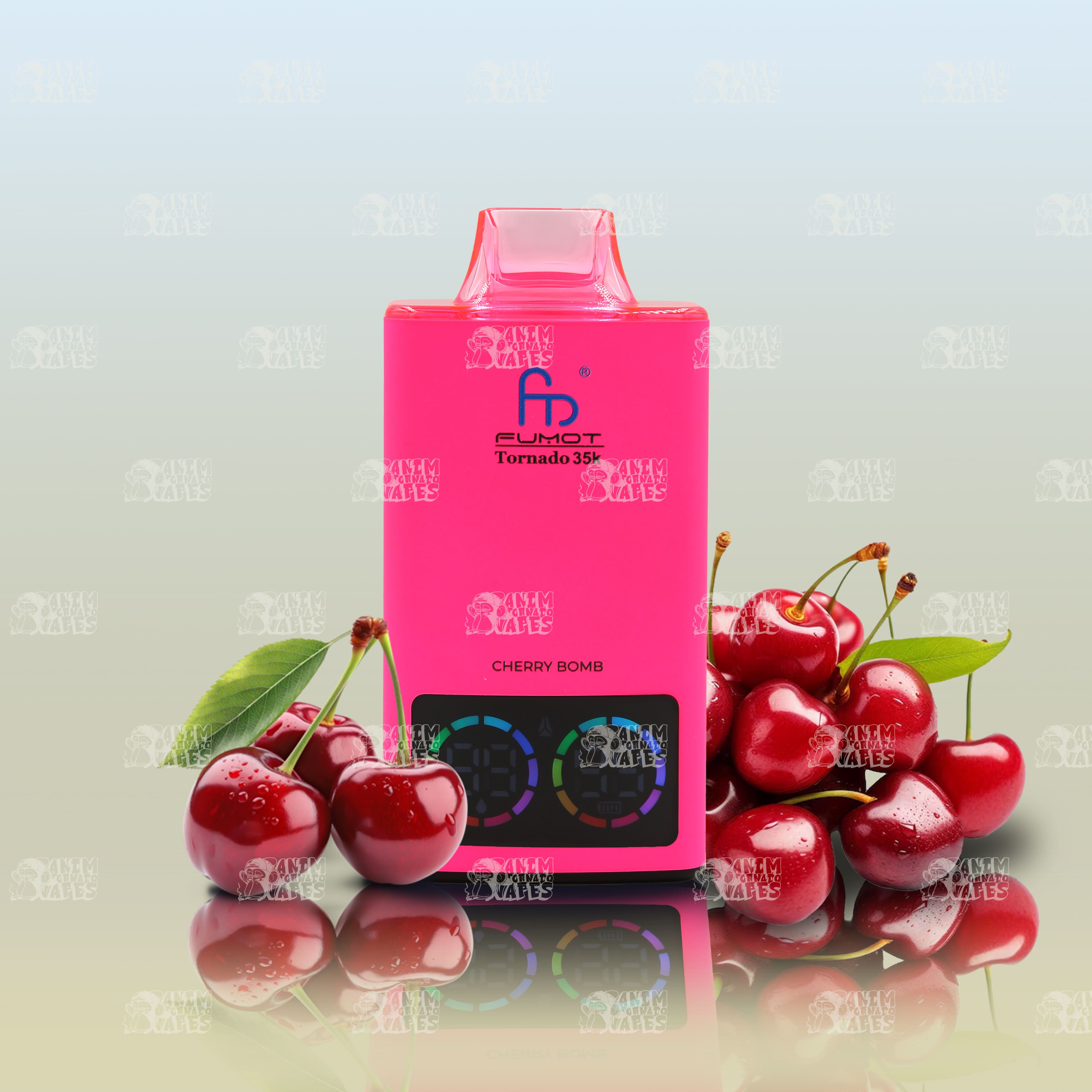 RandM Tornado 35000 Cherry Bomb Einweg-Vape mit 35000 Zügen und Mesh Coil