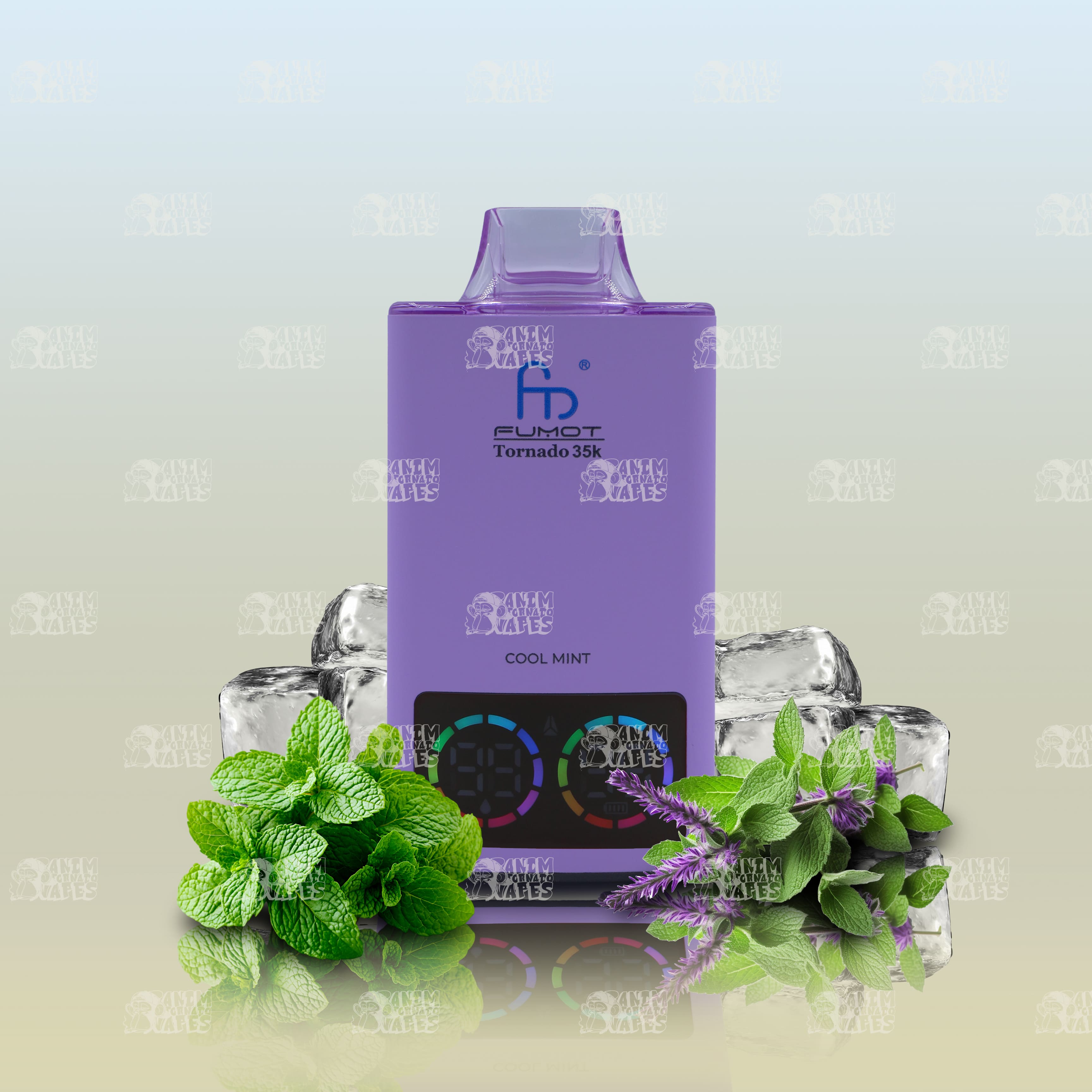 RandM Tornado 35000 Cool Mint Einweg-Vape mit 35000 Zügen und Mesh Coil