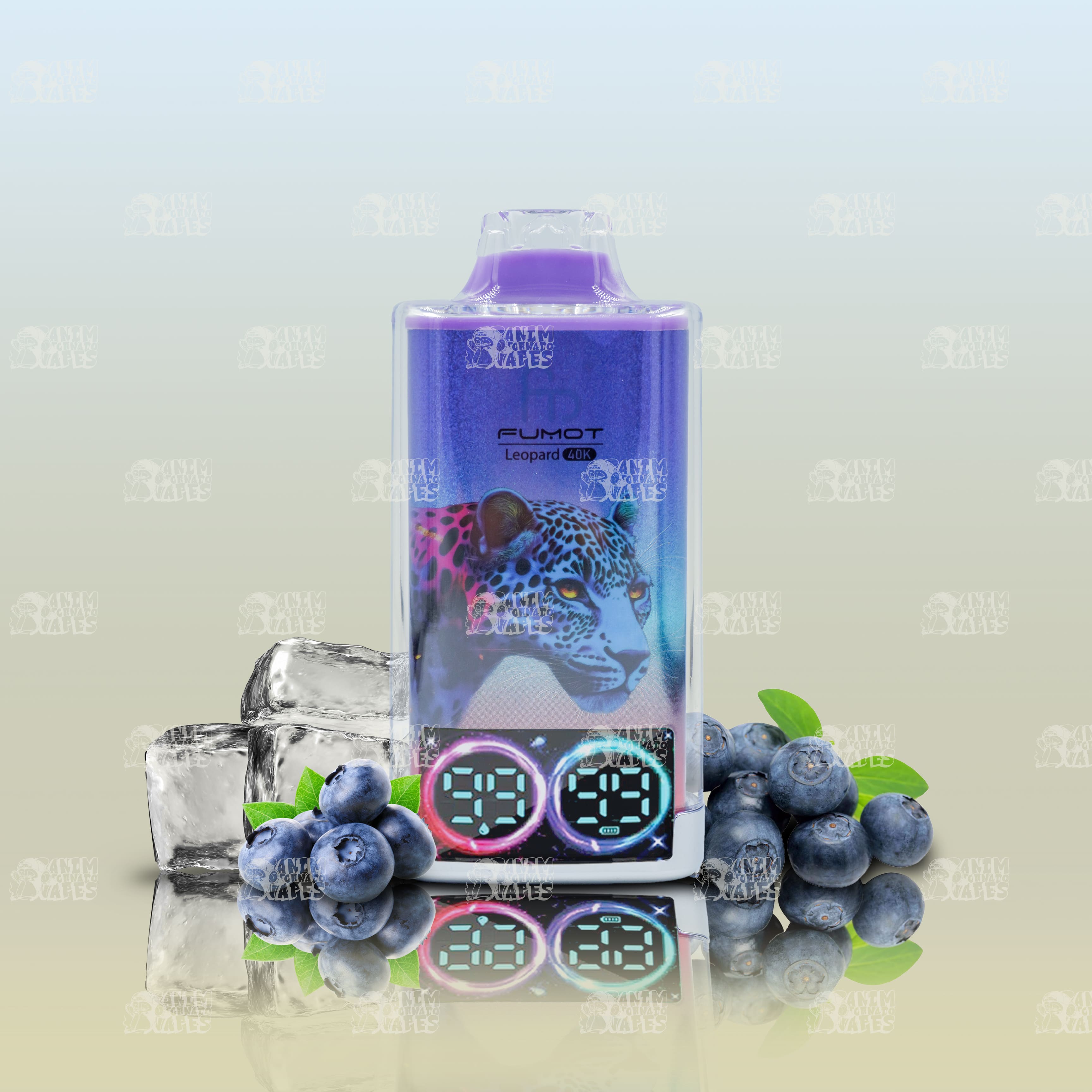 RandM Tornado 40000 Blueberry on Ice Einweg-Vape mit 40000 Zügen und Mesh Coil