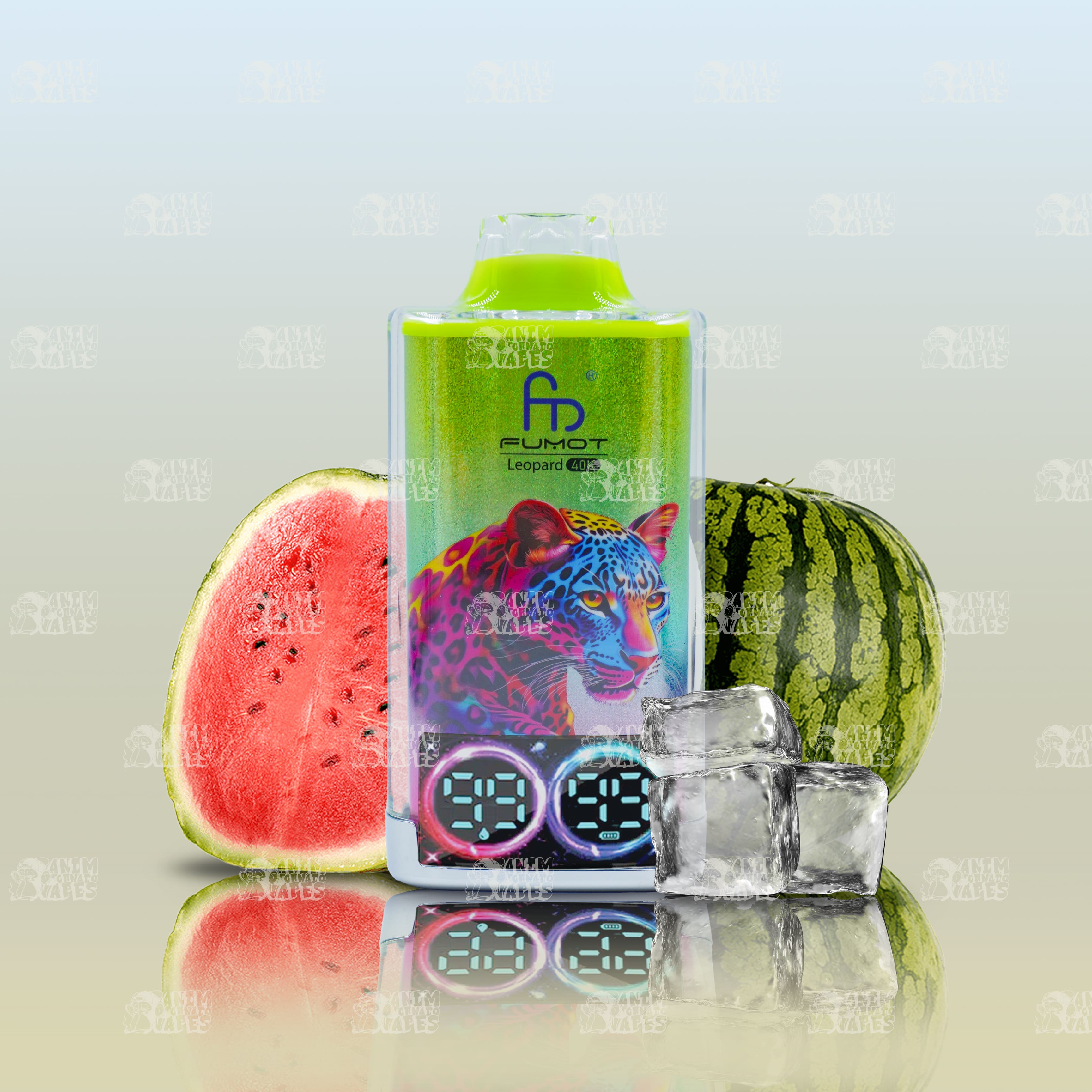 RandM Tornado 40000 Watermelon Ice Einweg-Vape mit 40000 Zügen und Mesh Coil