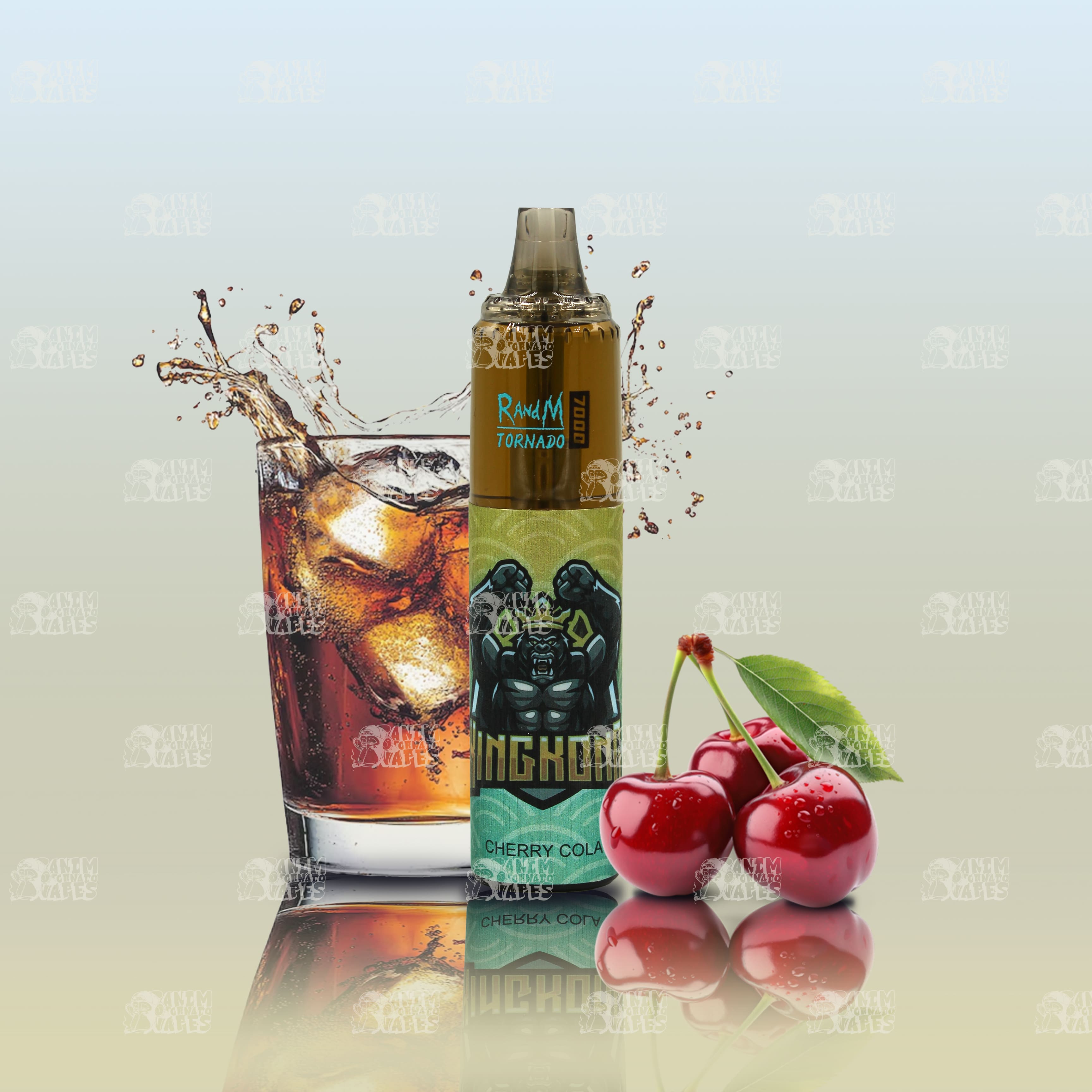 RandM Tornado 7000 Cherry Cola Einweg-Vape mit 7000 Zügen und Mesh Coil