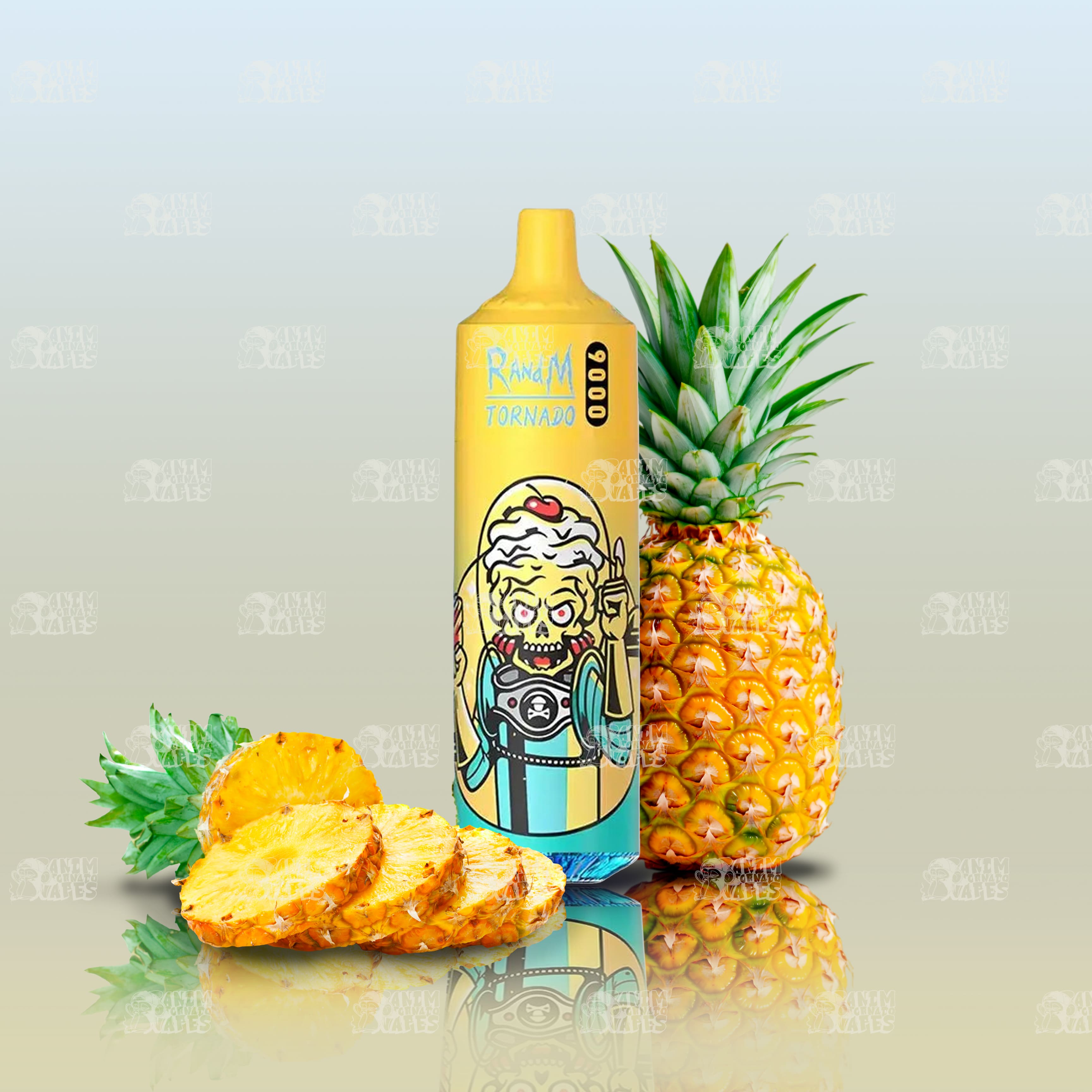 RandM Tornado 9000 Pineapple Einweg-Vape mit 9000 Zügen und Mesh Coil