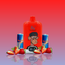 RandM Tornado 12000 Strawberry Red Bull – Erdbeere mit Energy-Drink-Kick